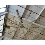MacroAir Technologies Approximate 12' Diameter Warehouse Fan. With controller. (Rigging/Loading Fee