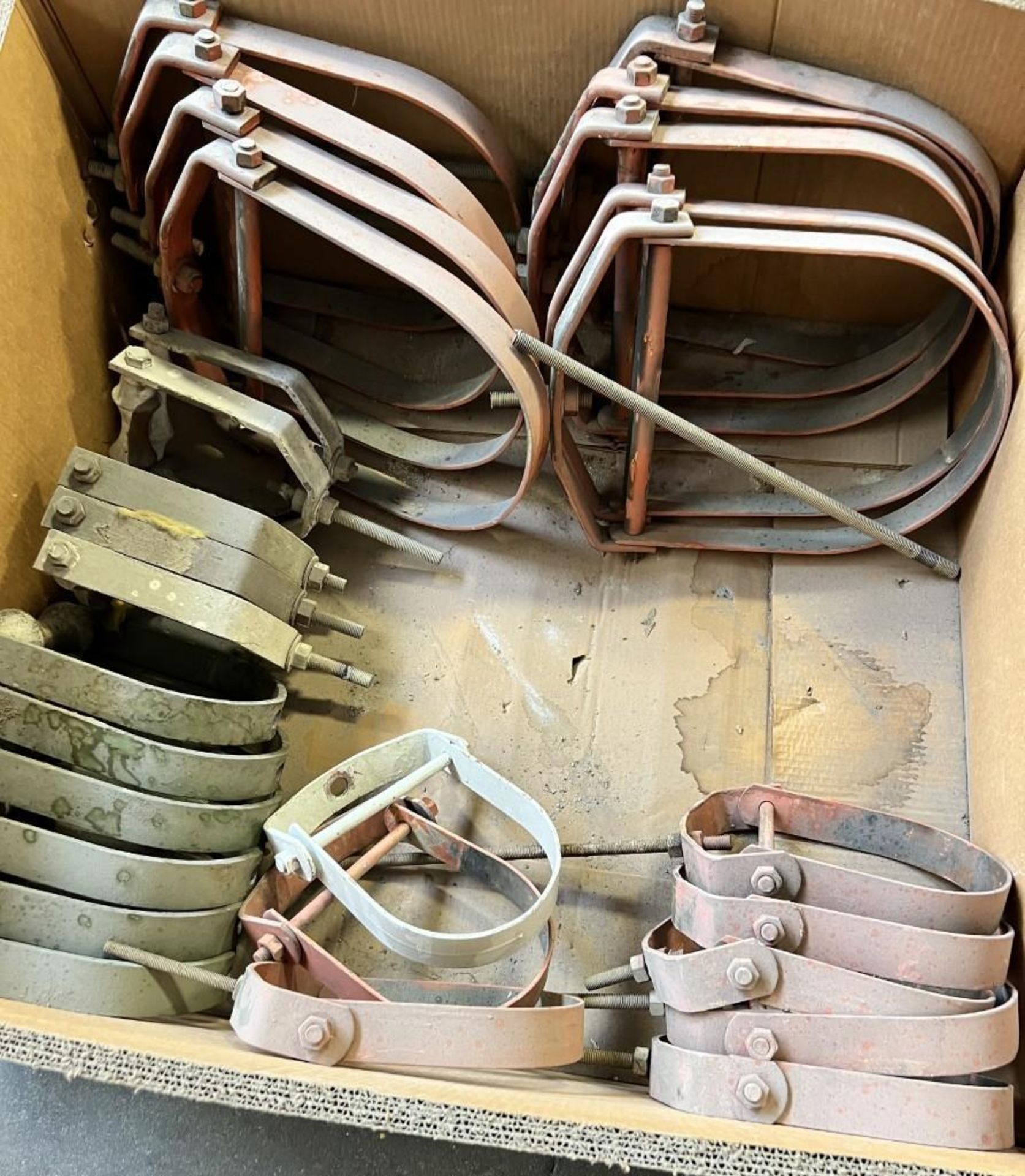 Lot Of (2) Skids. With misc. electrical hardware and pipe hangers. (Rigging/Loading Fee = $100) - Image 9 of 9