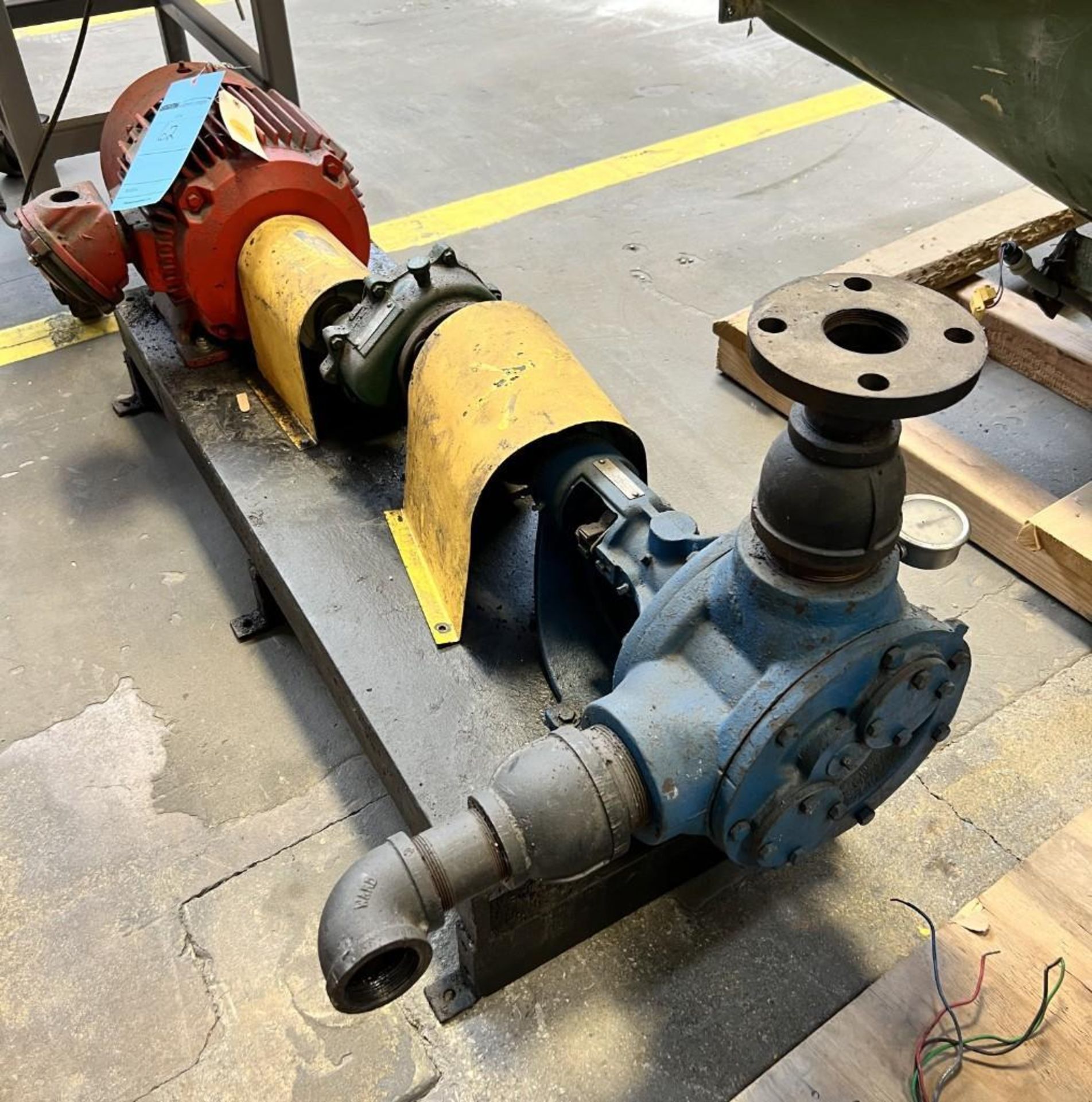Viking rotary gear pump, model L124, serial# 1506420, 7.5hp motor. (Rigging/Loading Fee = $150) - Image 2 of 6