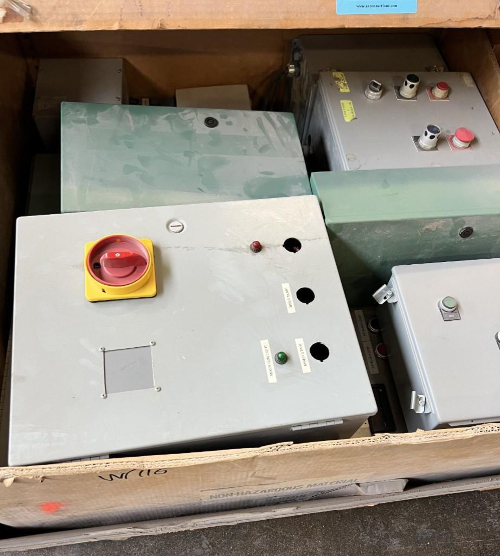 Lot Of (9) Skids. With misc. electrical panels and hardware. (Rigging/Loading Fee = $100) - Image 20 of 22