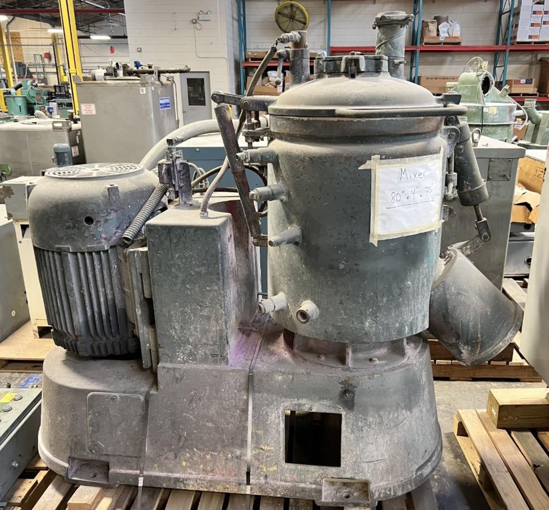 Gunther Papenmeier High Intensity Mixer, Model TSHK, Serial# 1514. Approximate 150 Liter. With 40/20