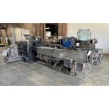 Used- Freesia-Macross NRII 75mm SG Co-rotating Twin Screw Extruder. 40 L/D. Approximate 75mm diamete