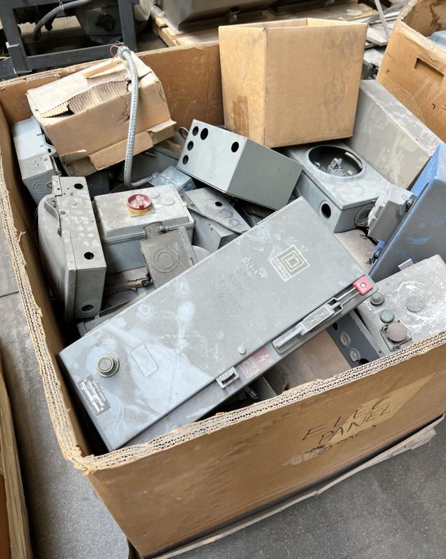 Lot Of (9) Skids. With misc. electrical panels and hardware. (Rigging/Loading Fee = $100) - Image 11 of 22