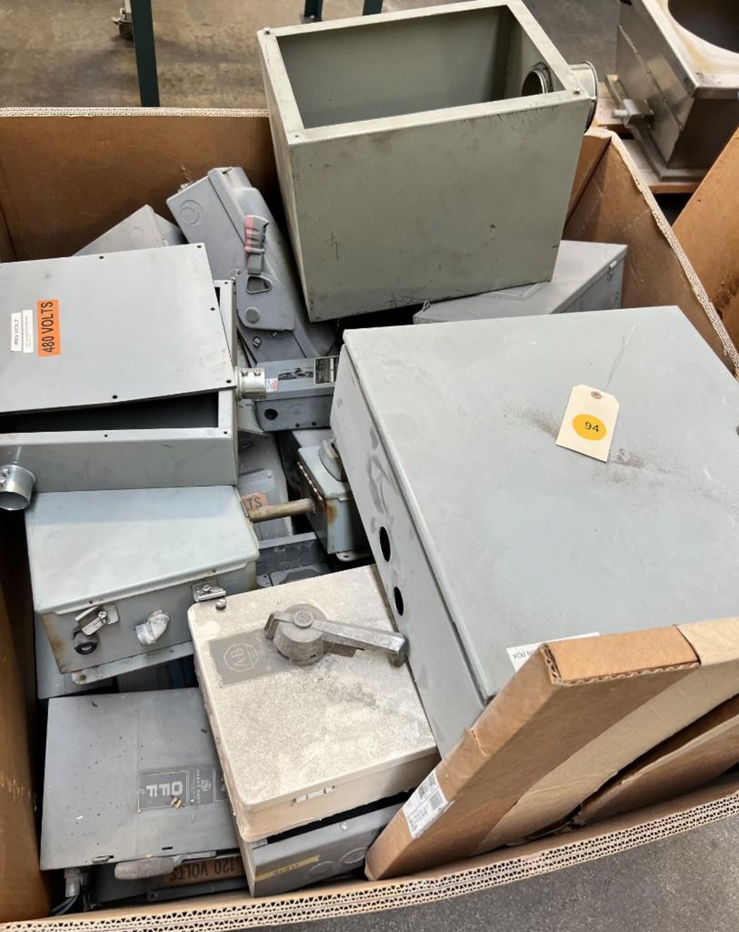 Lot Of (9) Skids. With misc. electrical panels and hardware. (Rigging/Loading Fee = $100) - Image 9 of 22