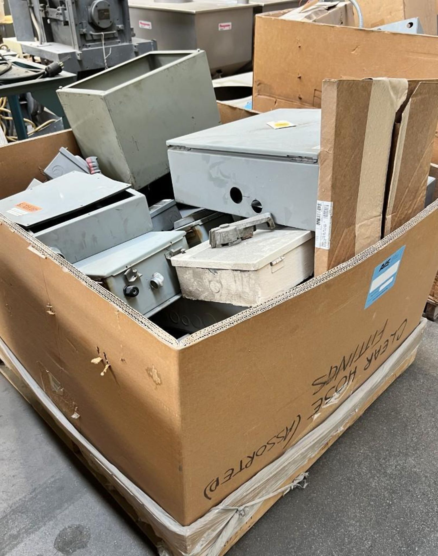 Lot Of (9) Skids. With misc. electrical panels and hardware. (Rigging/Loading Fee = $100) - Image 8 of 22