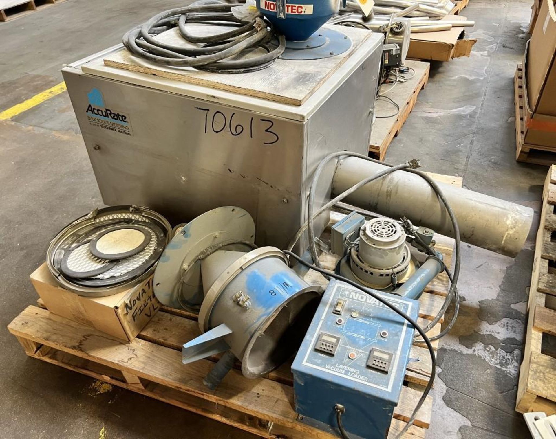 Lot Consisting Of (1) Accu-Rate feeder, (3) vacuum loaders. (Rigging/Loading Fee = $100) - Image 2 of 8