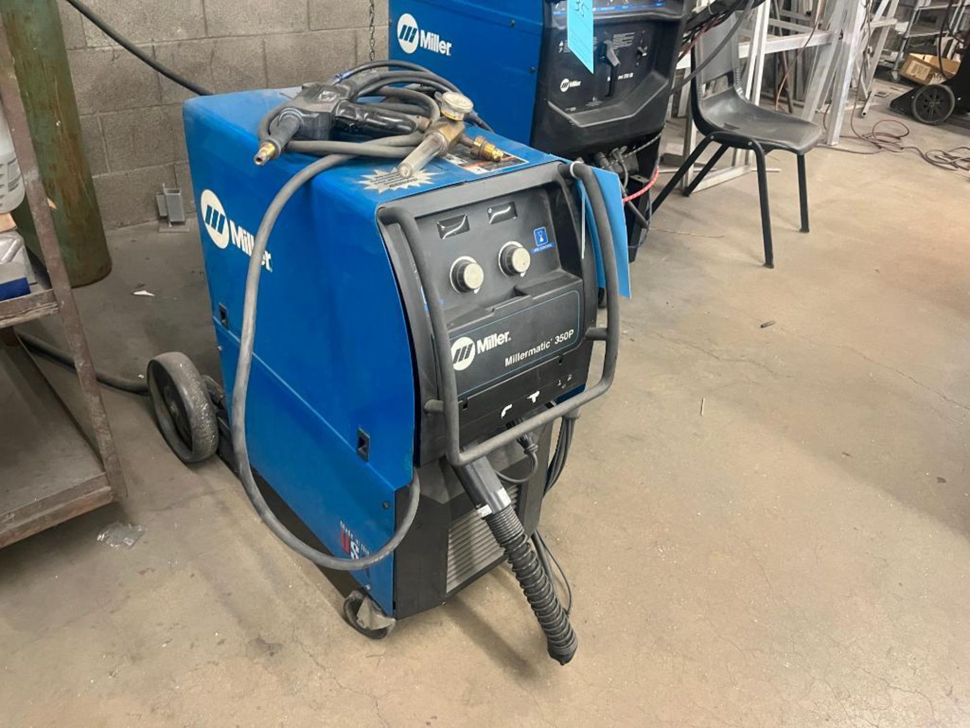 Miller Millermatic 350P Mig Welder with Miller Push/Pull Gun, 350 AMP - Image 2 of 6