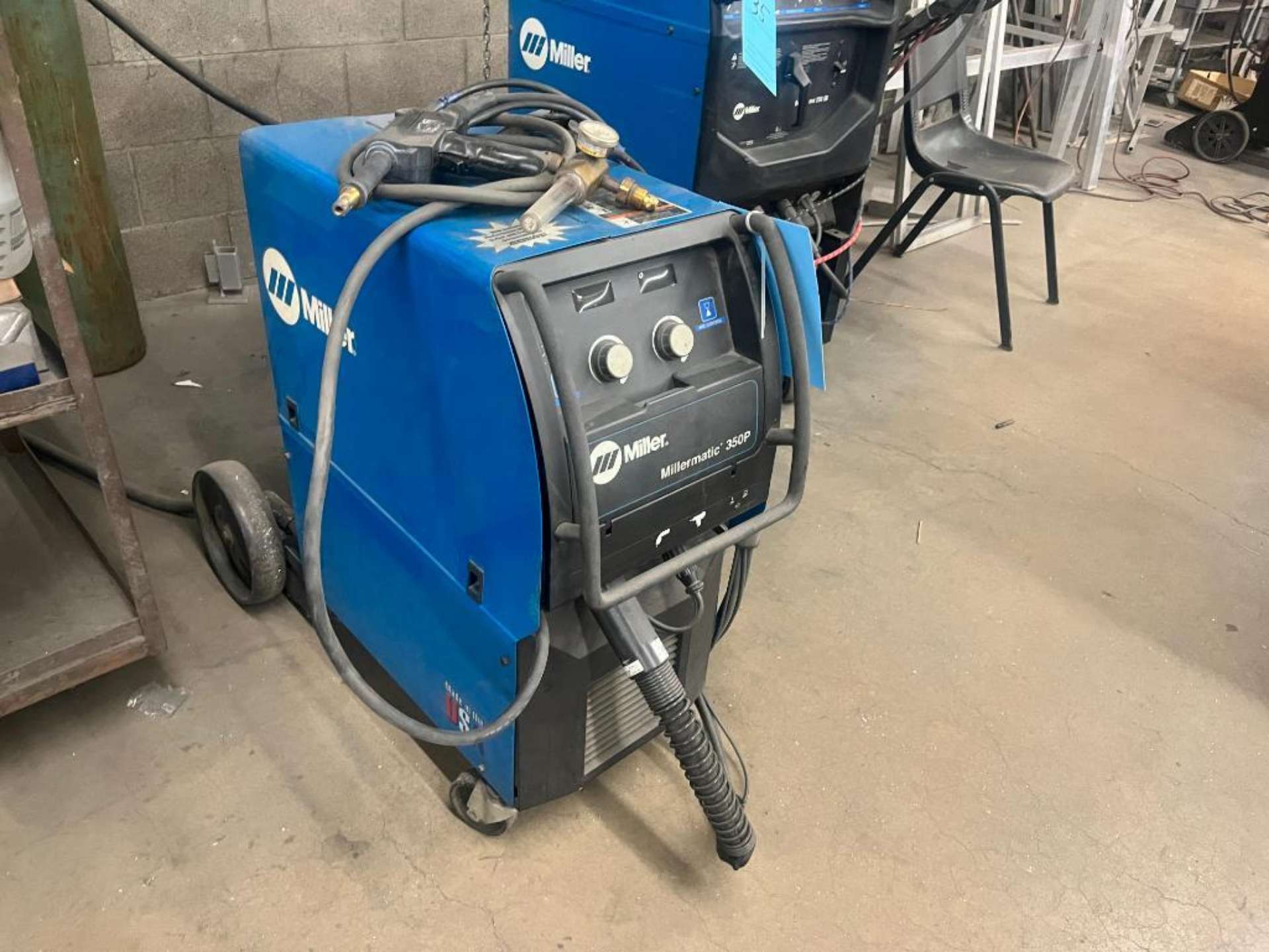 Miller Millermatic 350P Mig Welder with Miller Push/Pull Gun, 350 AMP