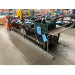 60" x 152" x 3/4" Steel Fabrication Table w/ Straight Edge