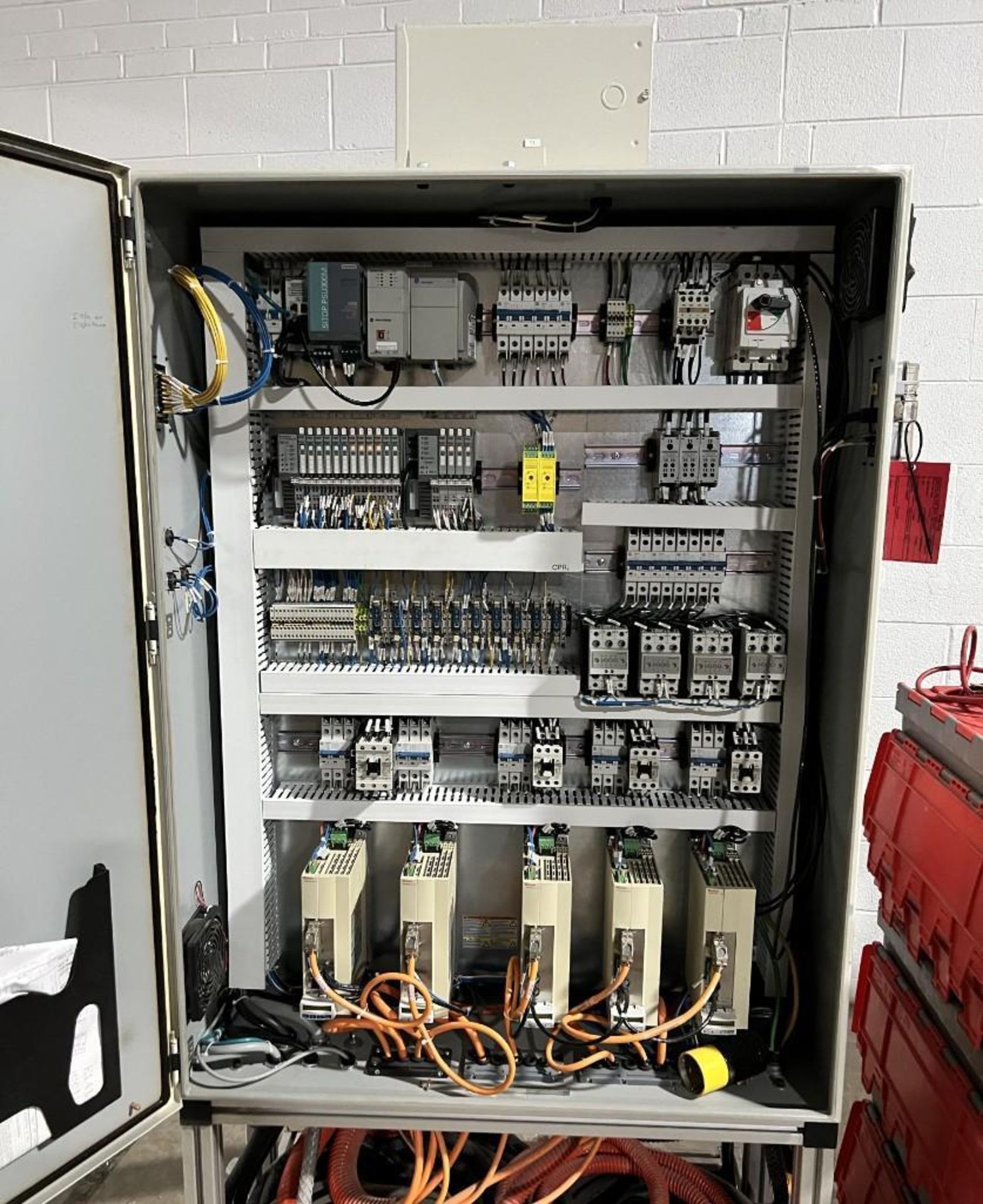 Lot Of (2) Universal Multishot Control Panels. With (1) operator panel with an Allen-Bradley PanelVi - Image 8 of 14