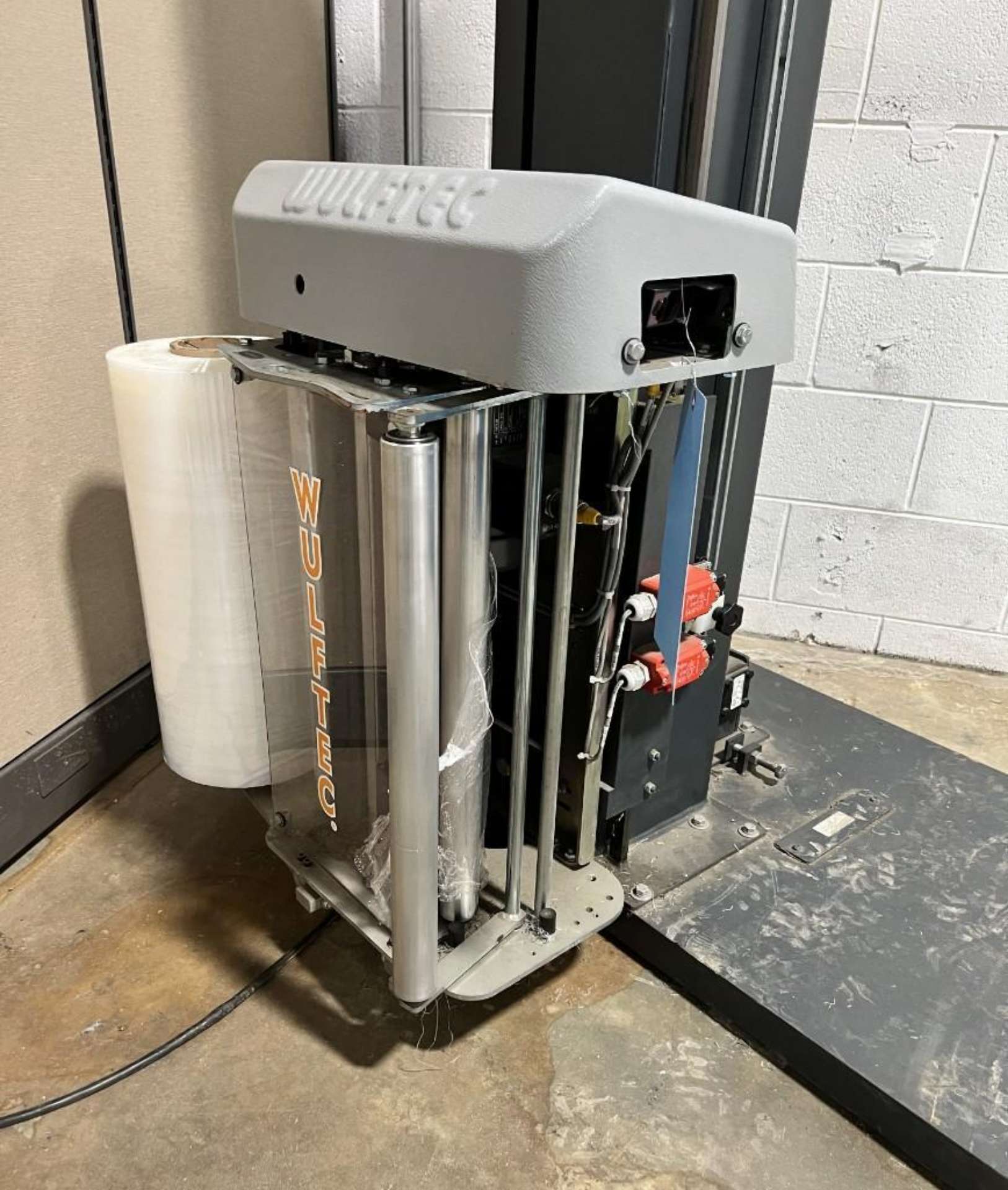 Wulftec Pallet Wrapper, Model WVL-100, Serial# 74194-1-0311. With 58 ...