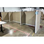 Lot Consisting Of: Misc office cubicles, partitions and desks. **NO CONTENTS**