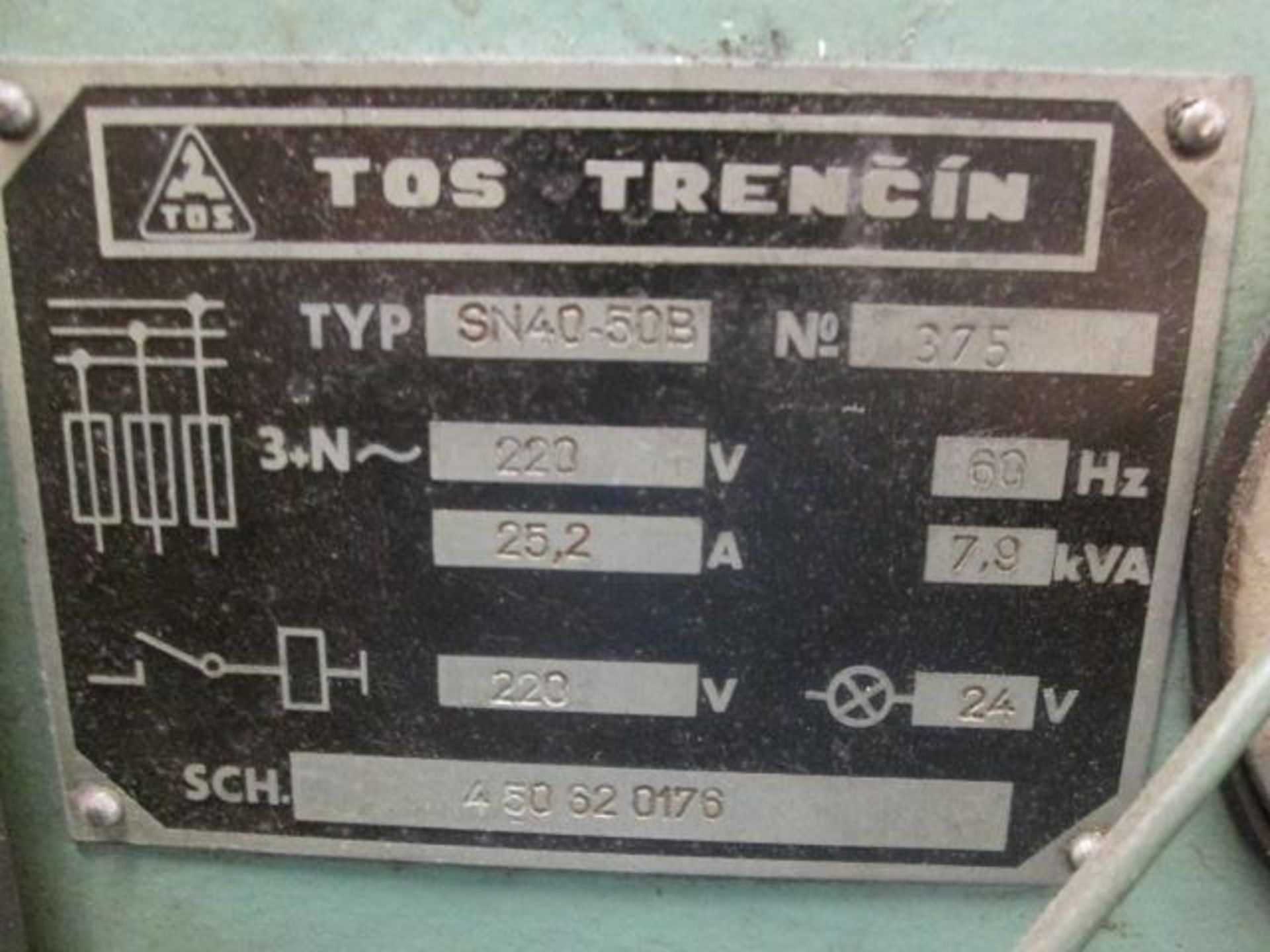 TOS Trencin SN40B Lathe - Image 7 of 7