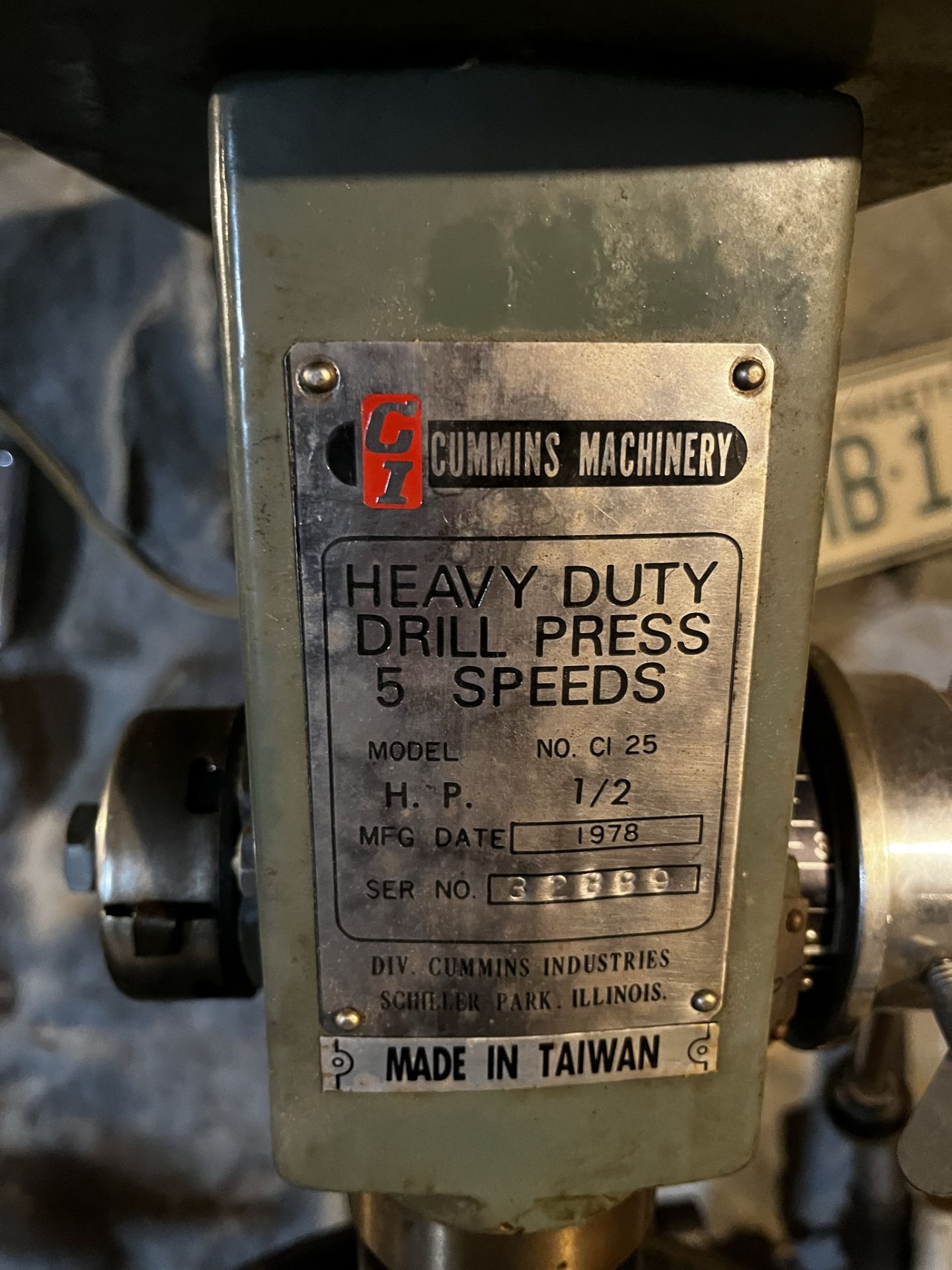 Cummins Machinery Drill Press - Image 4 of 4