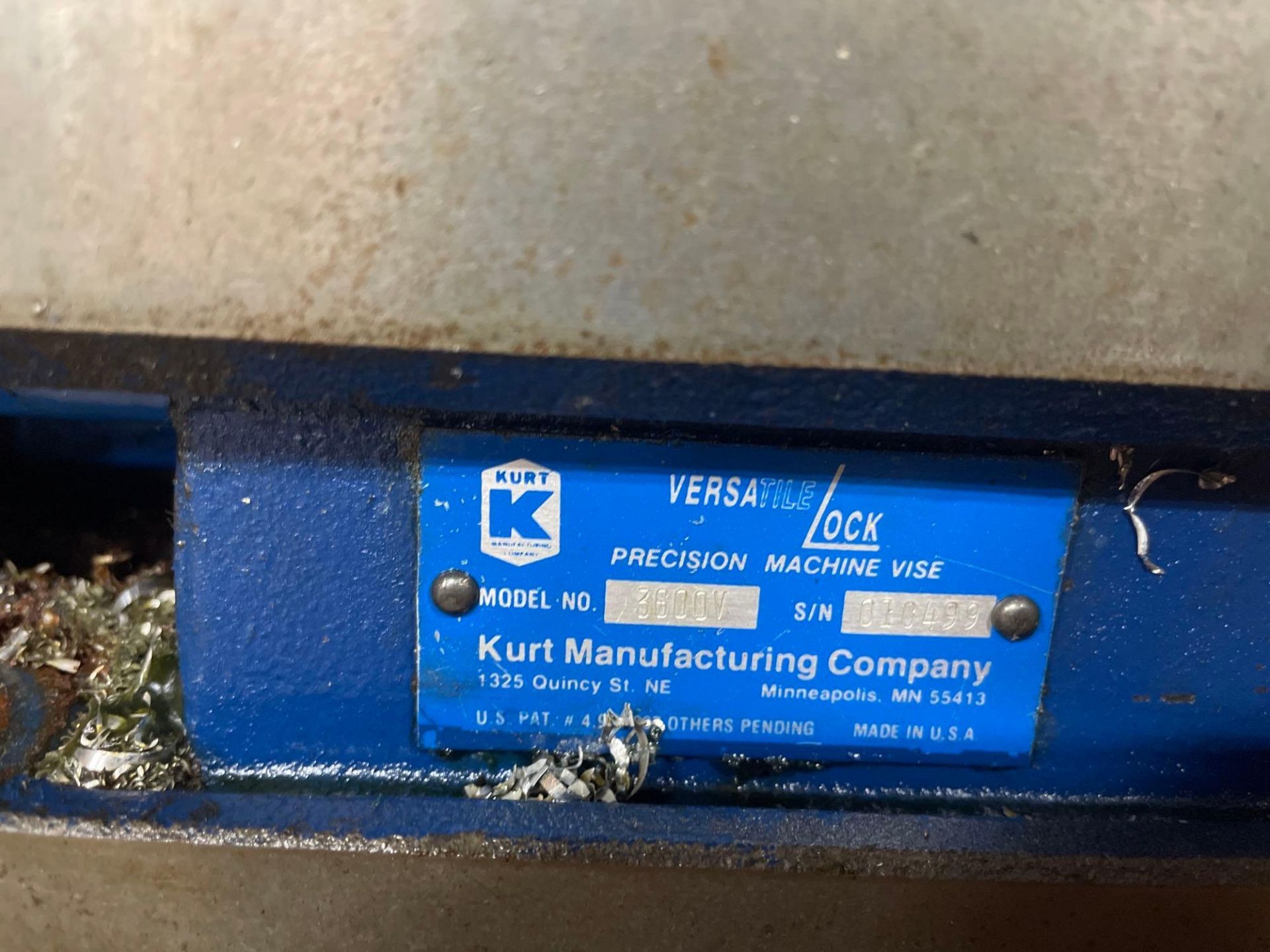 (2) Kurt Milling Vises Model 3600 V6 Inch - Image 3 of 3