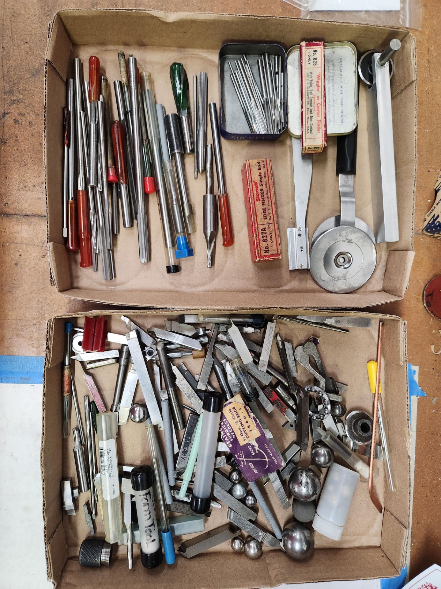 Misc Bits, Taps, Dies & Other hardware - same items are pictured in toolbox, in box and in bags. - Image 4 of 18