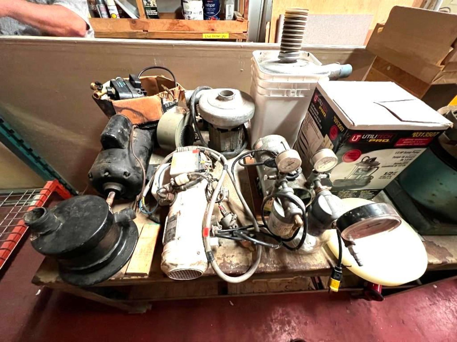 Misc Items Blower, Polisher, Sorter, & Drive. Sump Pump not included