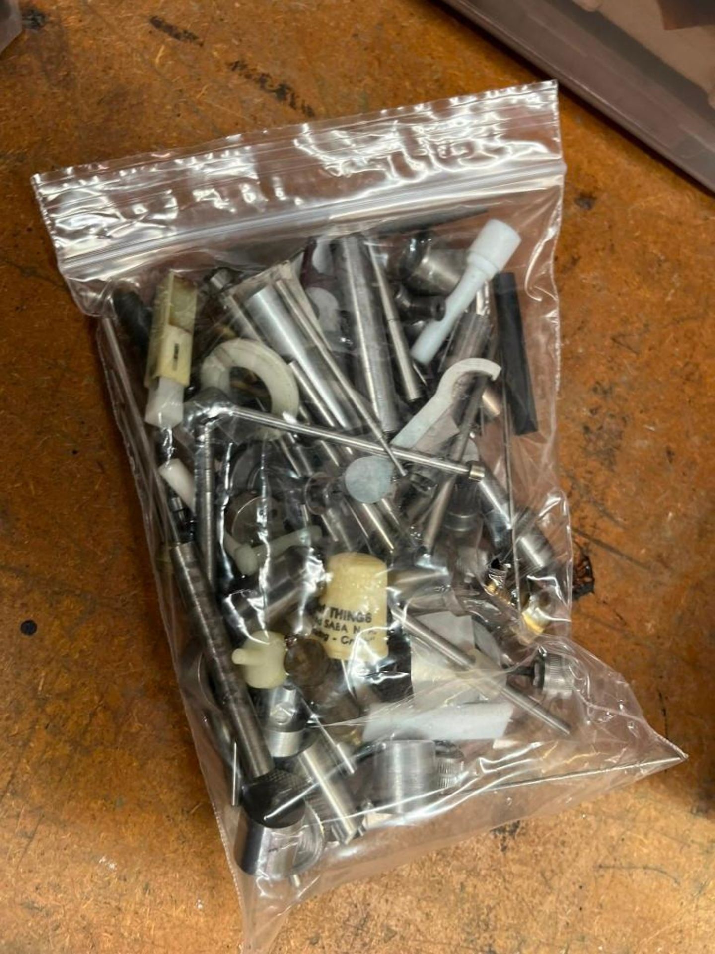 Misc Bits, Taps, Dies & Other hardware - same items are pictured in toolbox, in box and in bags. - Image 12 of 18