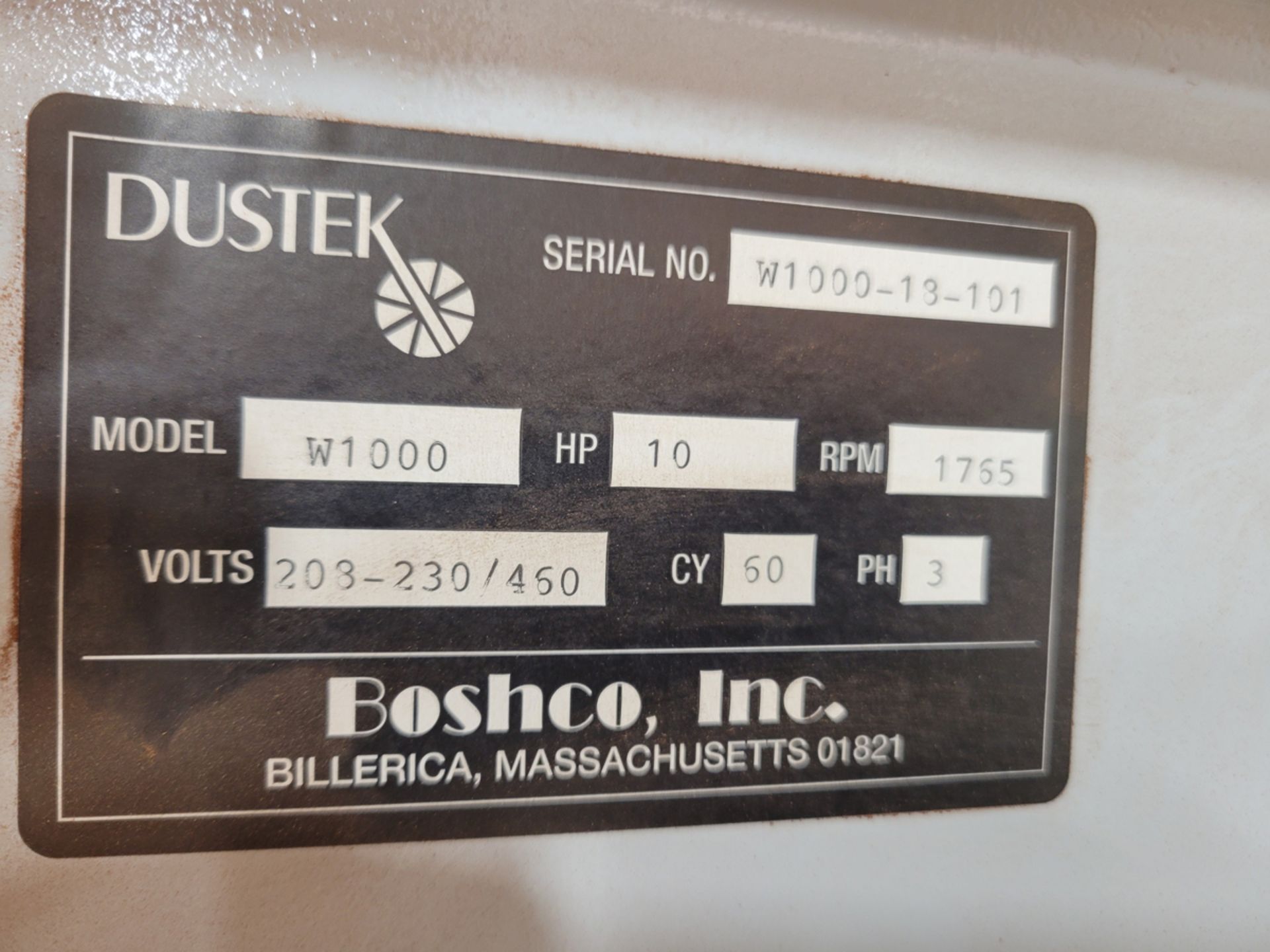 Dustek Whispurr Model W1000 Dust Collector - Image 7 of 7