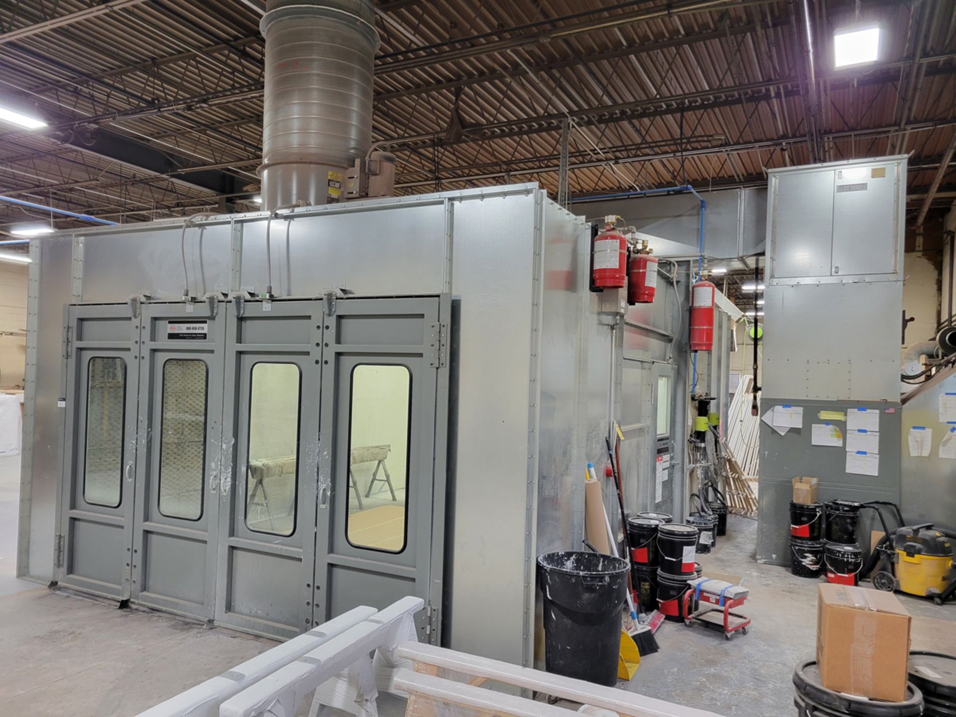 Global Finishing Solutions Large Equipment Crossdraft Spray Booth w/ Siemens Simatic HMI Panel - Image 6 of 44