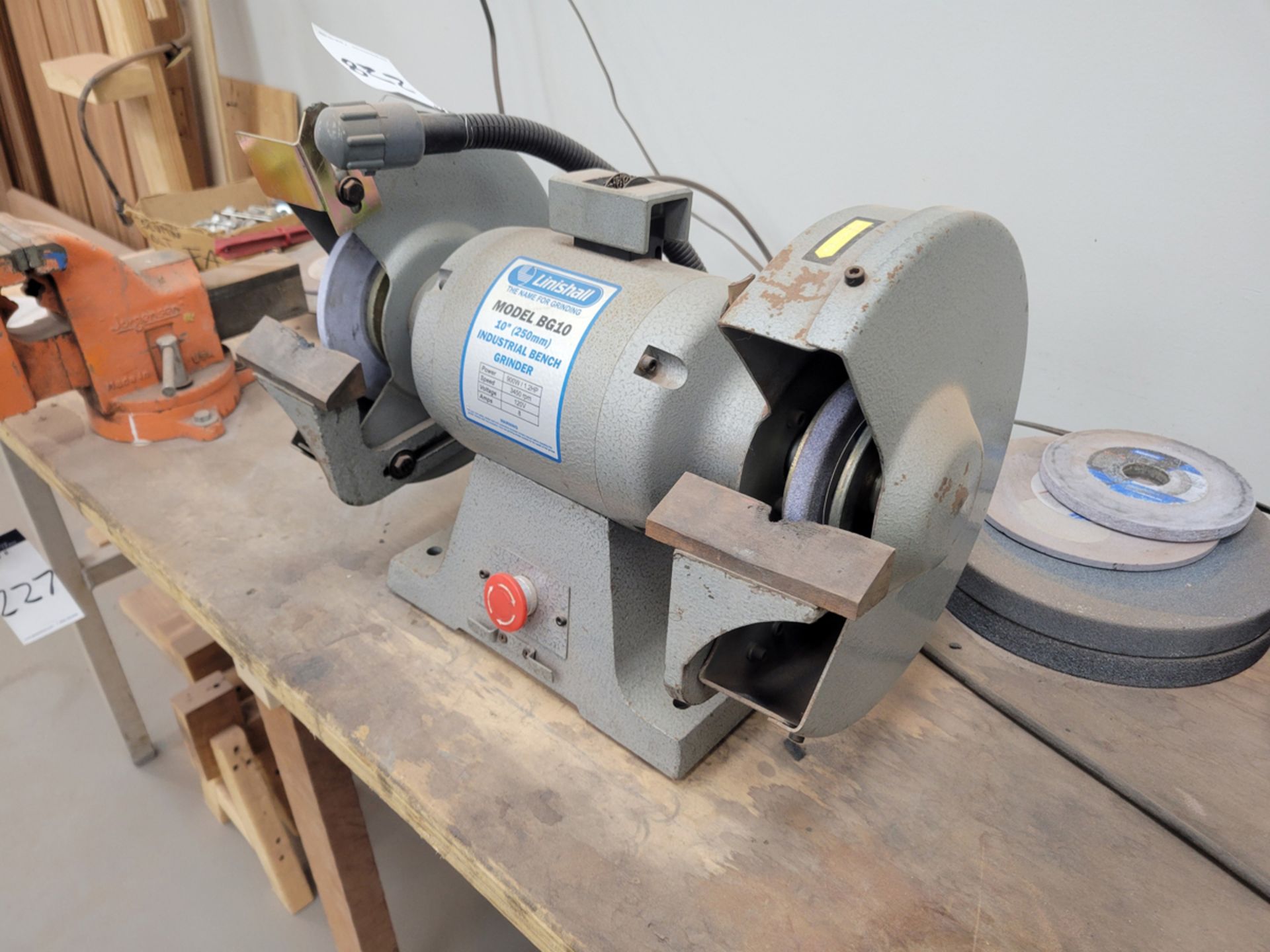 Linishall Model:BG10 10" Industrial Bench Grinder - Image 2 of 5