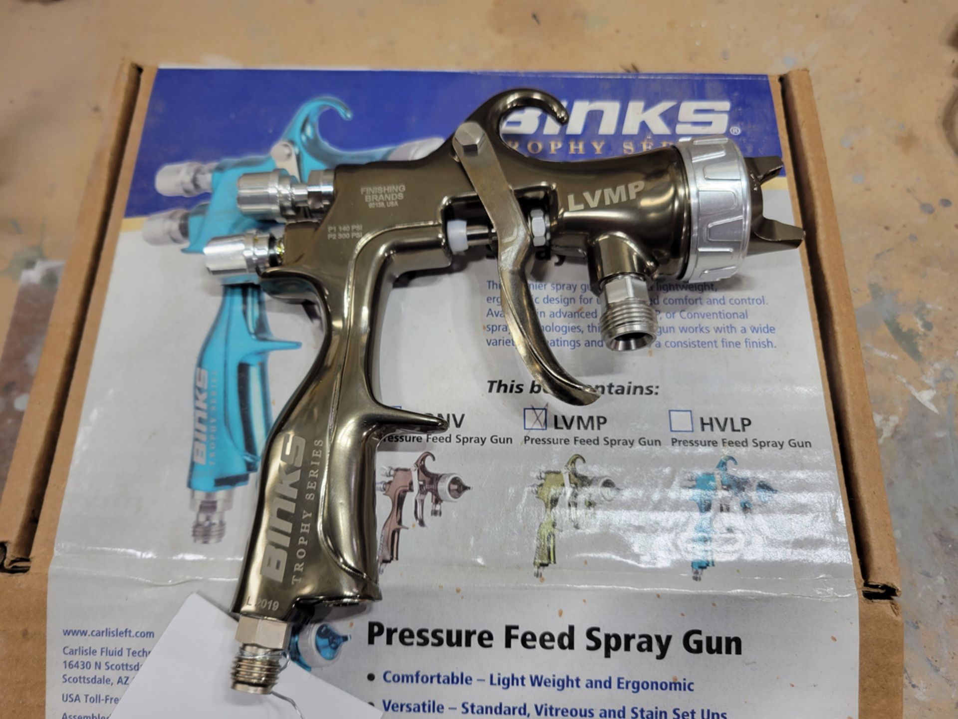 Binks Trophy Series LVMP Paint Spray Gun - Image 2 of 6