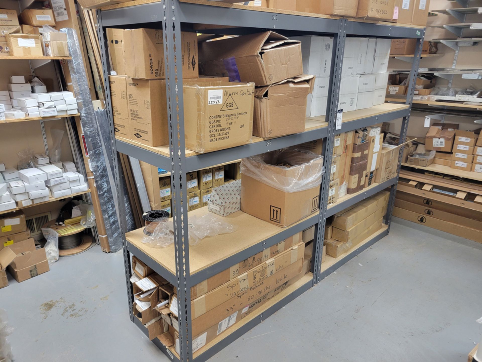 {EACH} (2) Global Industrial Medium Duty 4 Tier Shelving Units