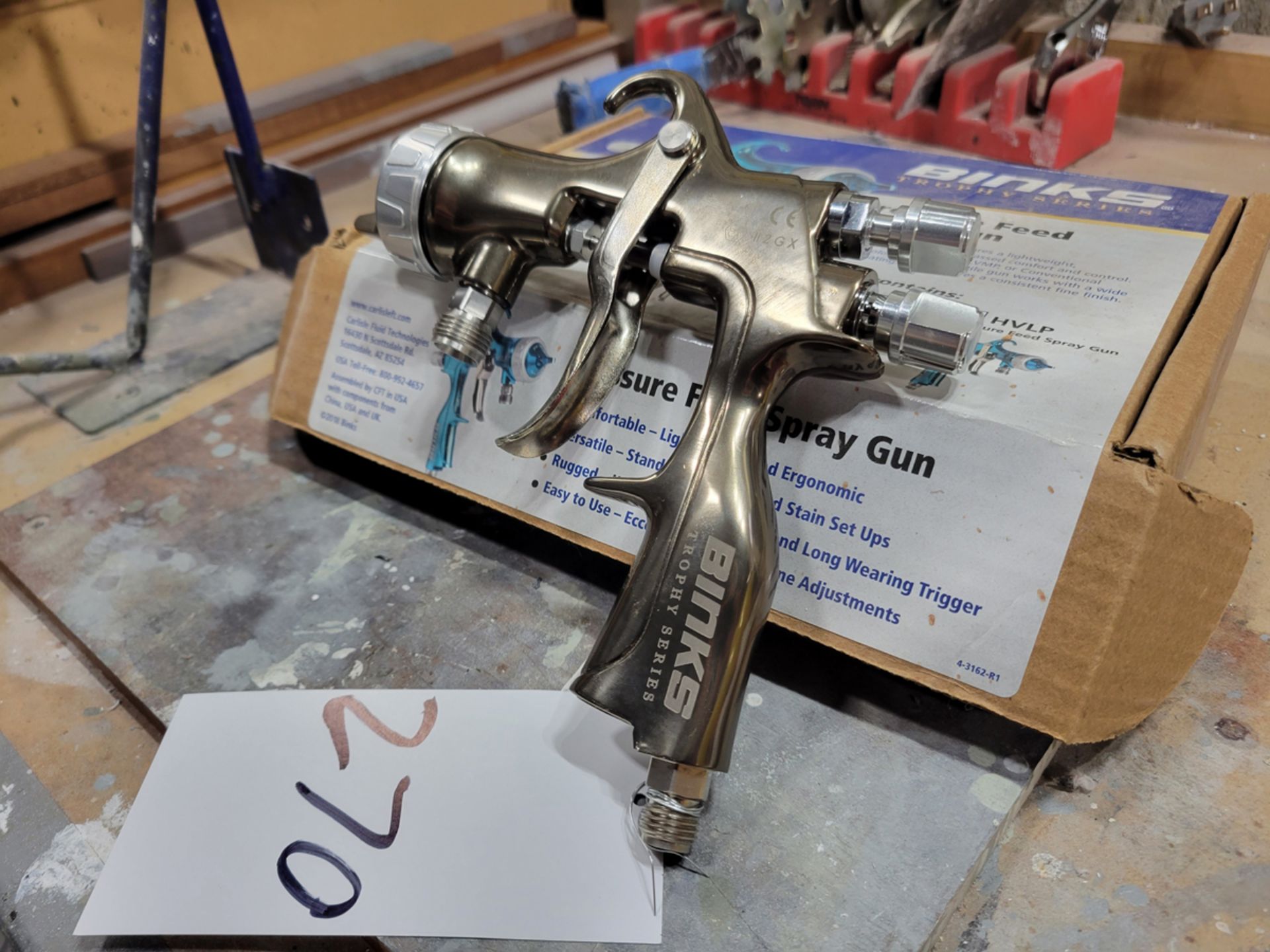 Binks Trophy Series LVMP Paint Spray Gun - Image 4 of 6