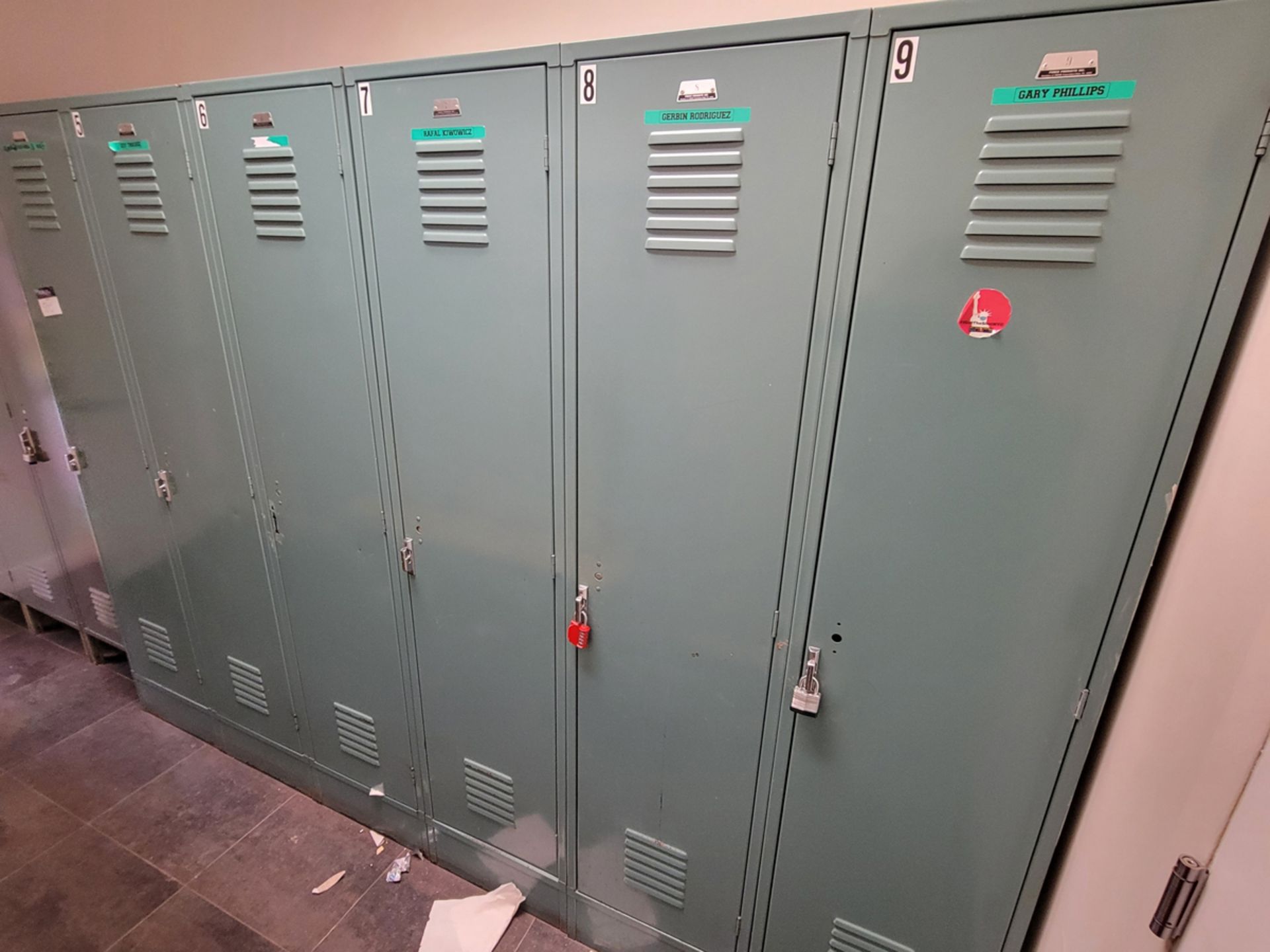 {EACH} (6) Sections of Single Tier, One Door Penco Steel Lockers - Image 2 of 4