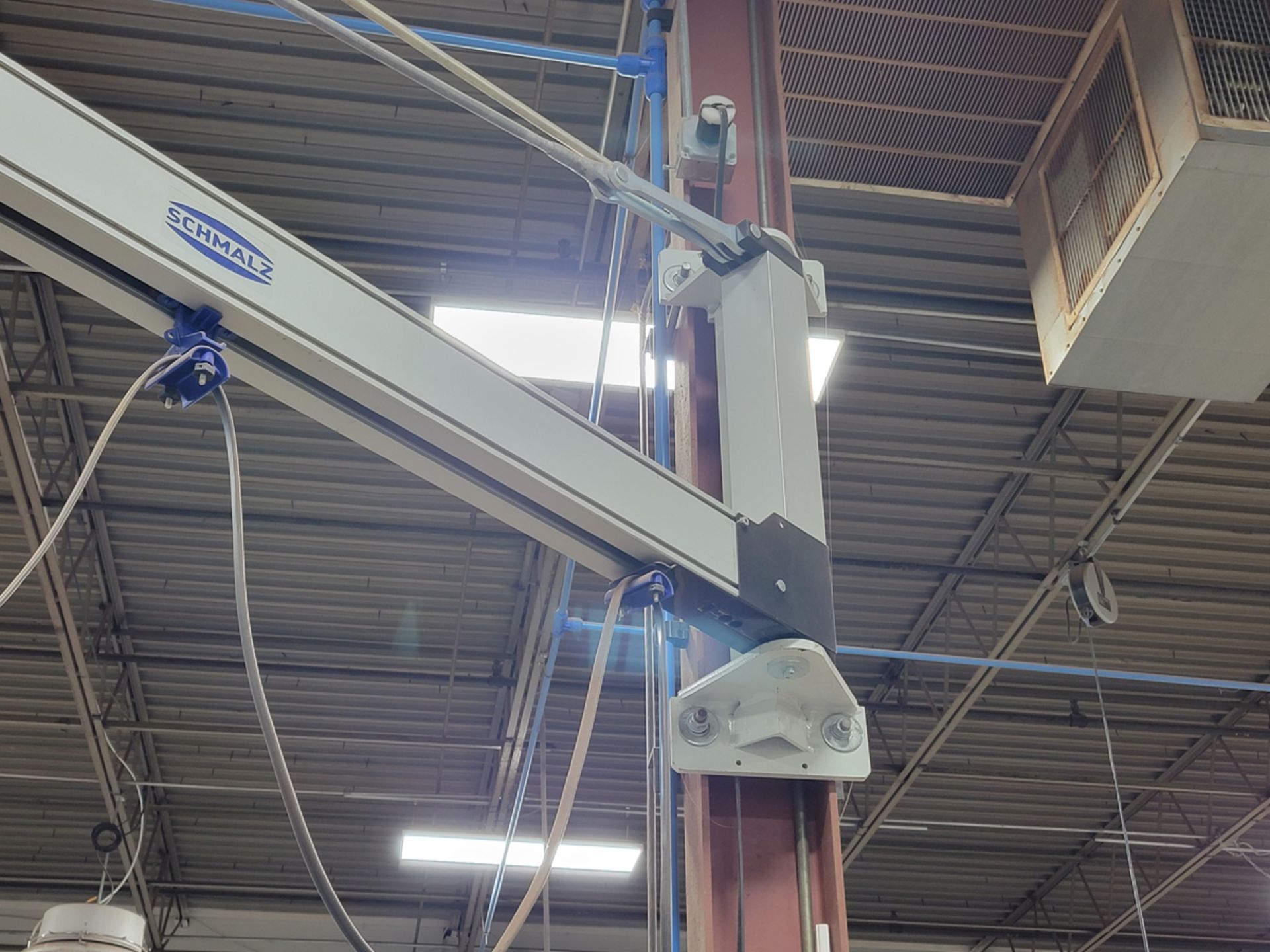 Schmalz Vacumaster Comfort 250KG Horizontal Handler w/ Schmalz 350 KG Chain Hoist Gantry setup - Image 3 of 18