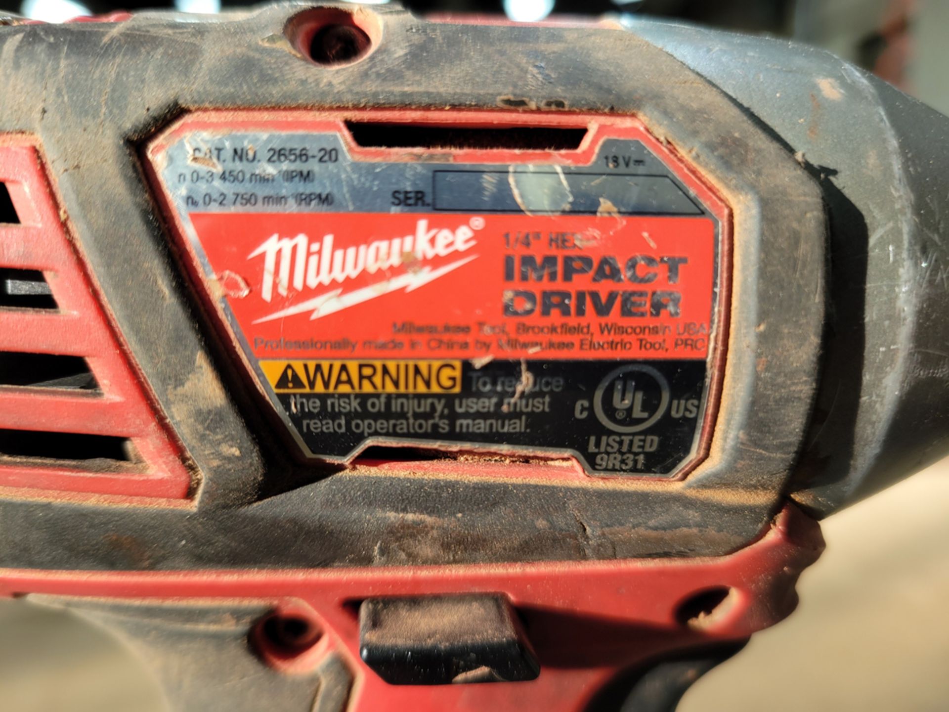 {EACH} (3) Milwaukee 18 Volt 1/4" Impact Driver w/ Battery - Image 3 of 3