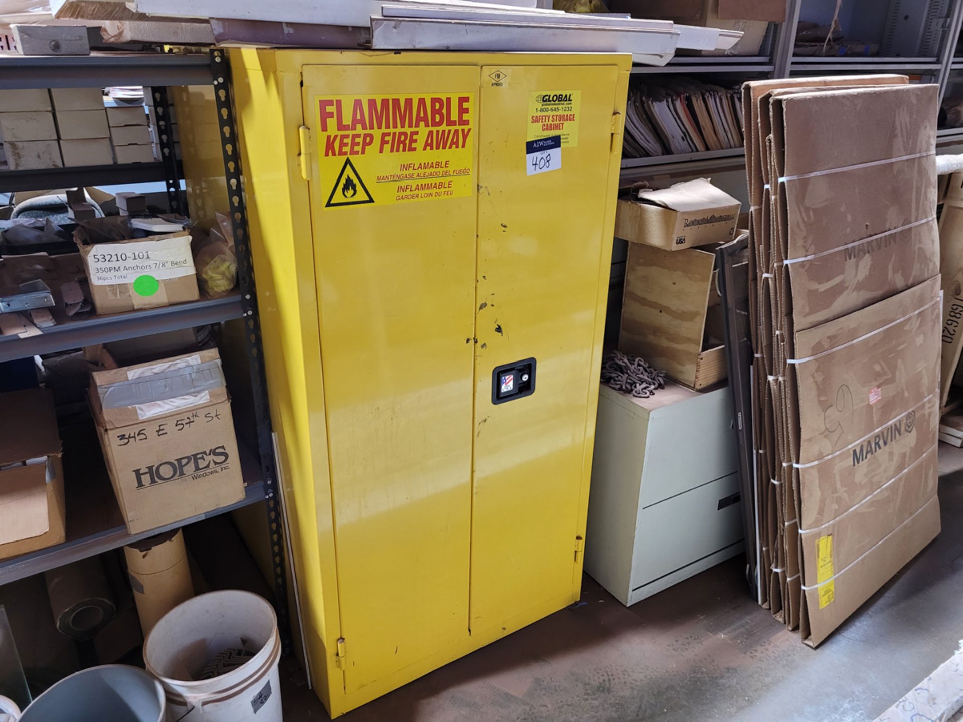 Global Industrial Flammable Materials Cabinet