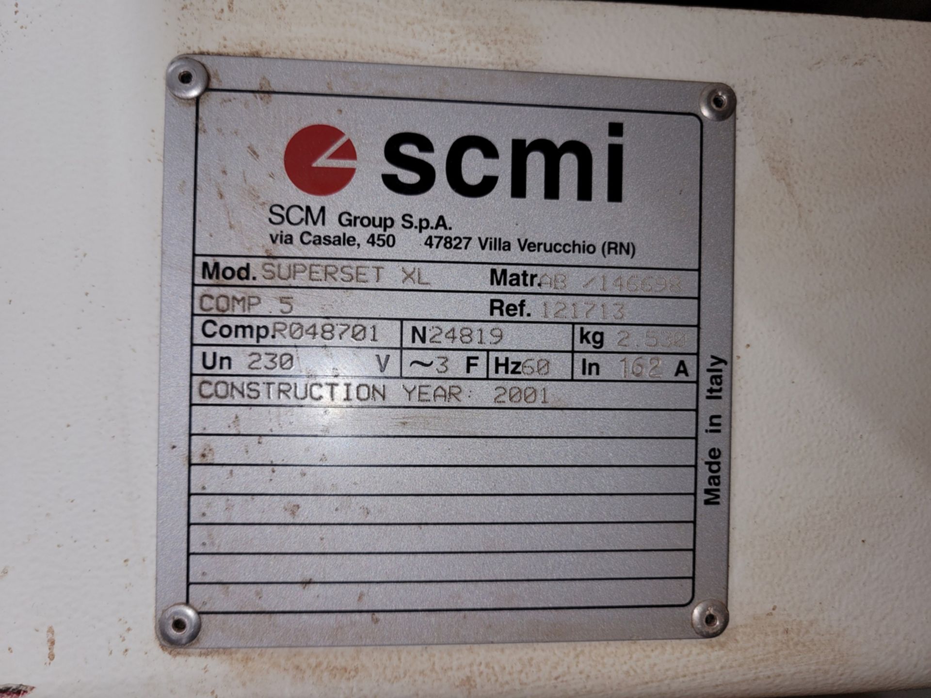 SCM Superset XL Automatic Planing and Molding Machine w/ contents of cabinet - Image 23 of 23