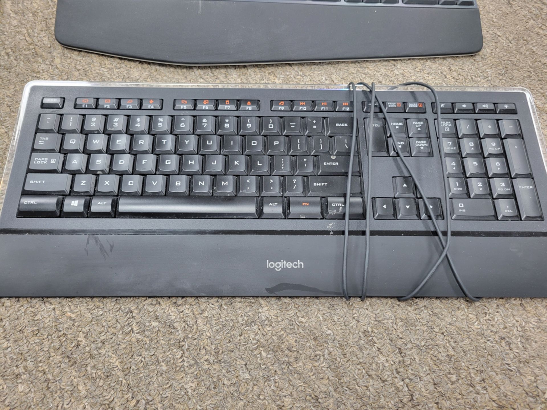 Group of ass't Logitech Keyboards - Image 3 of 4