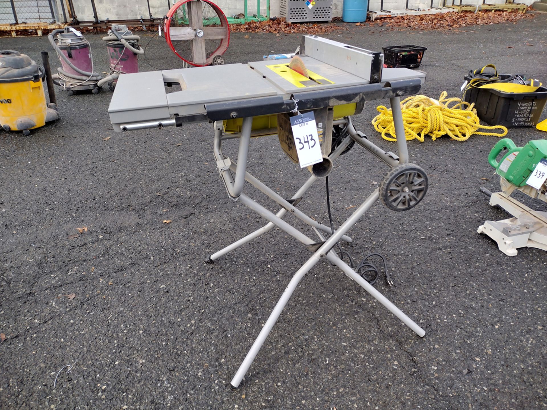 Ryobi RTS22 10 in. Table Saw with Rolling Stand