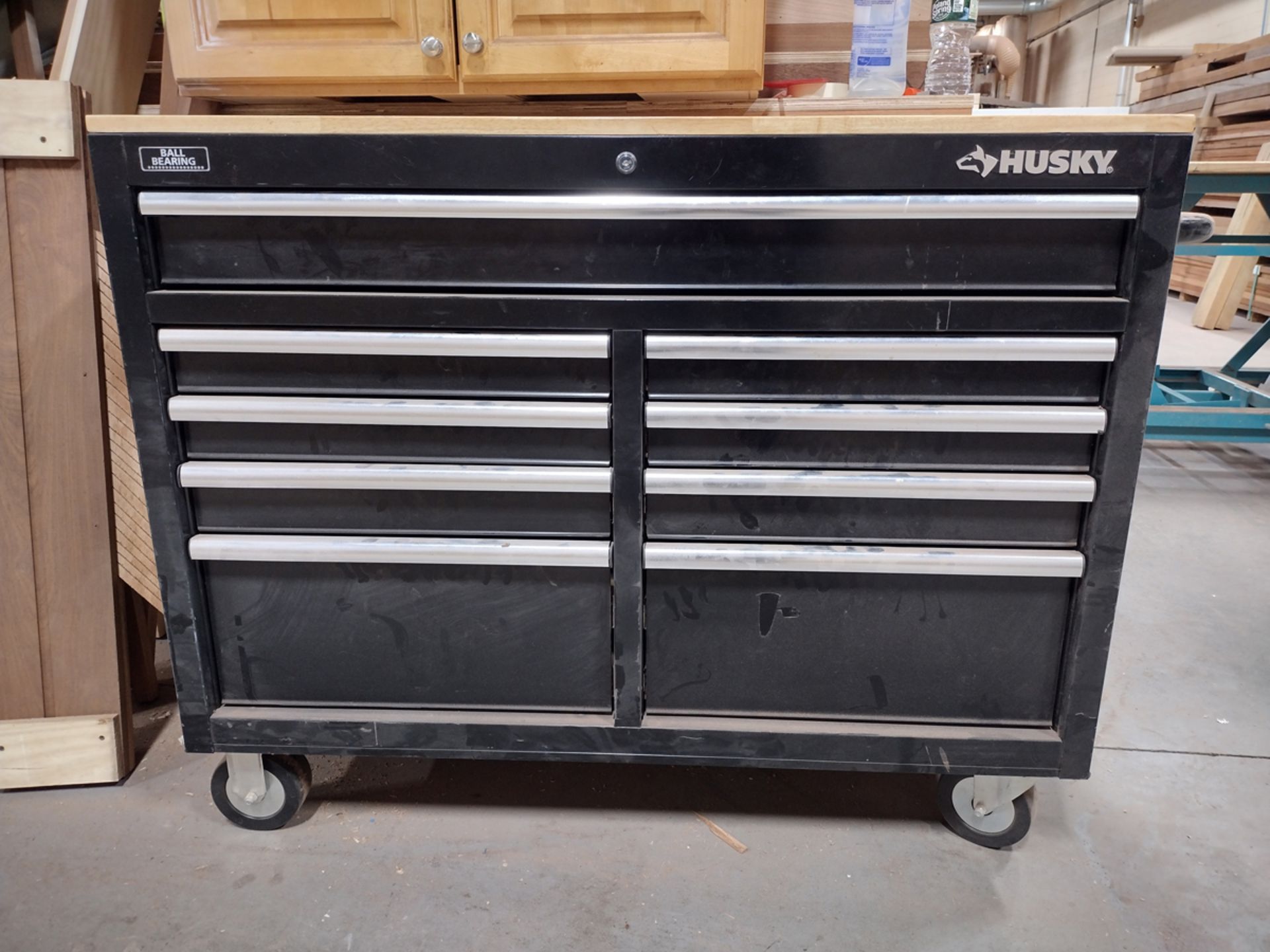 Husky 9 Drawer Portable Tool Chest w/Contents - Image 2 of 3