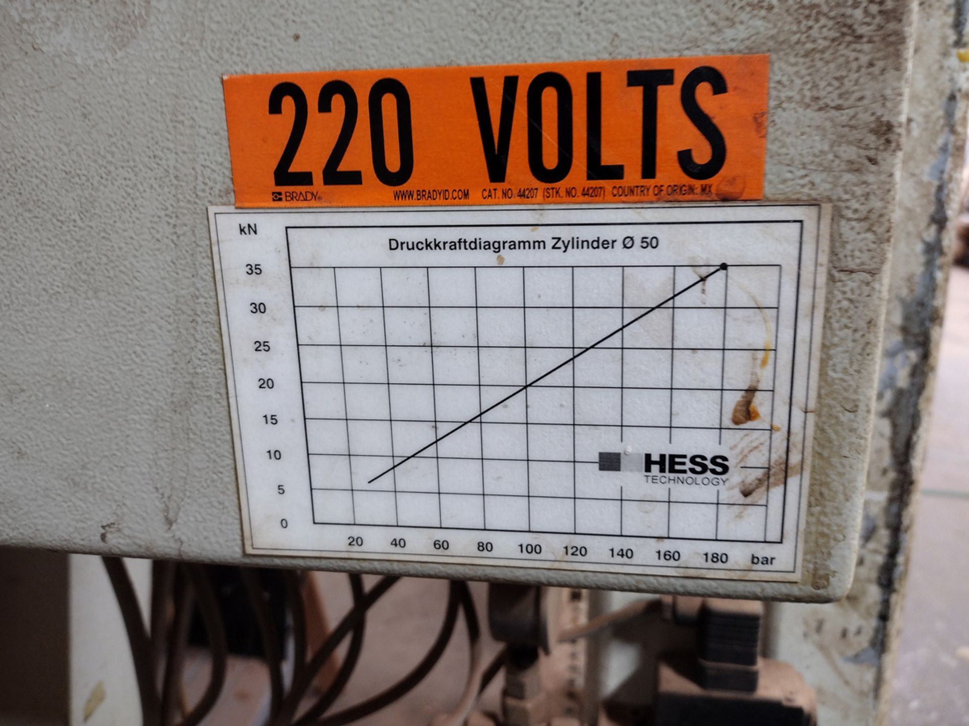 Hess D-72336 Glulam Press - Image 4 of 6