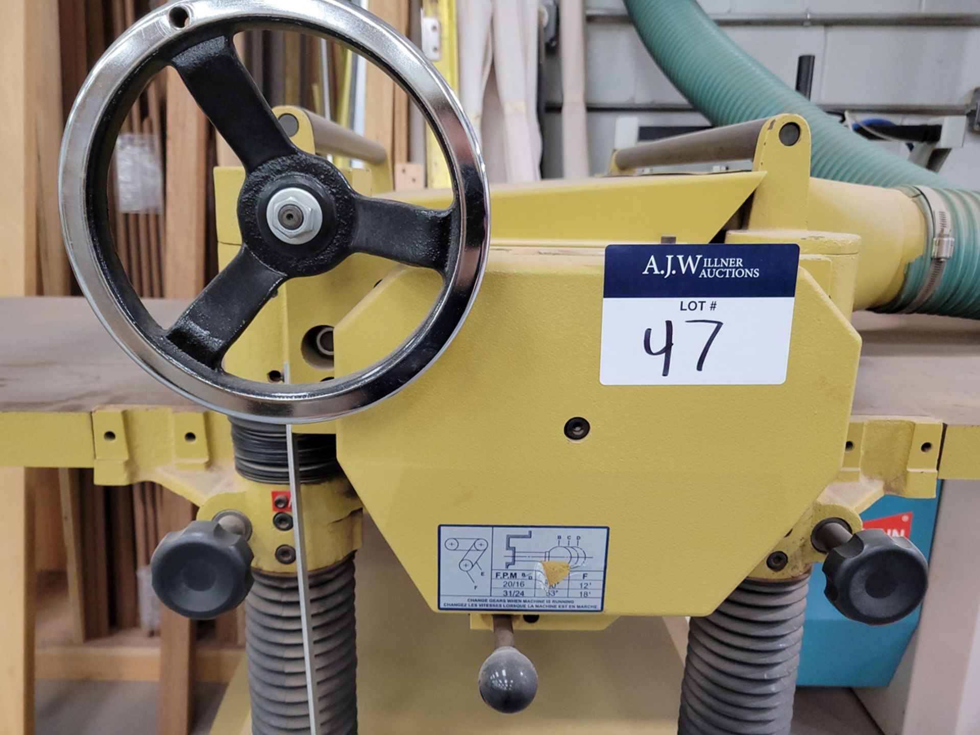 Powermatic Model: 209-1 20" Planer - Image 6 of 9