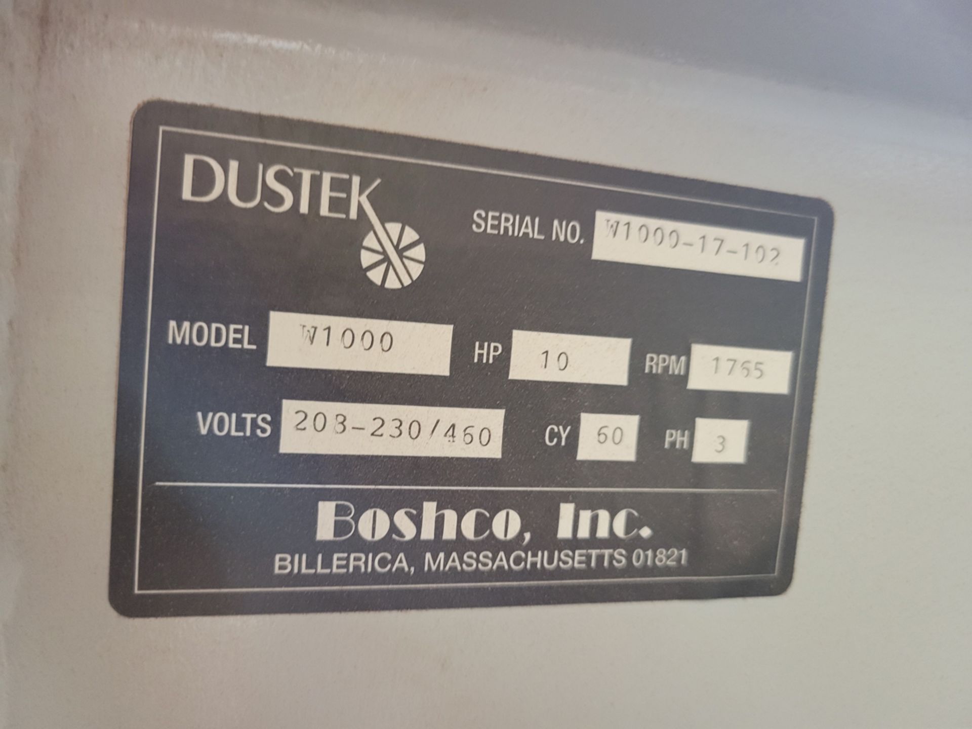 Dustek Whispurr Model W1000 Dust Collector - Image 7 of 7