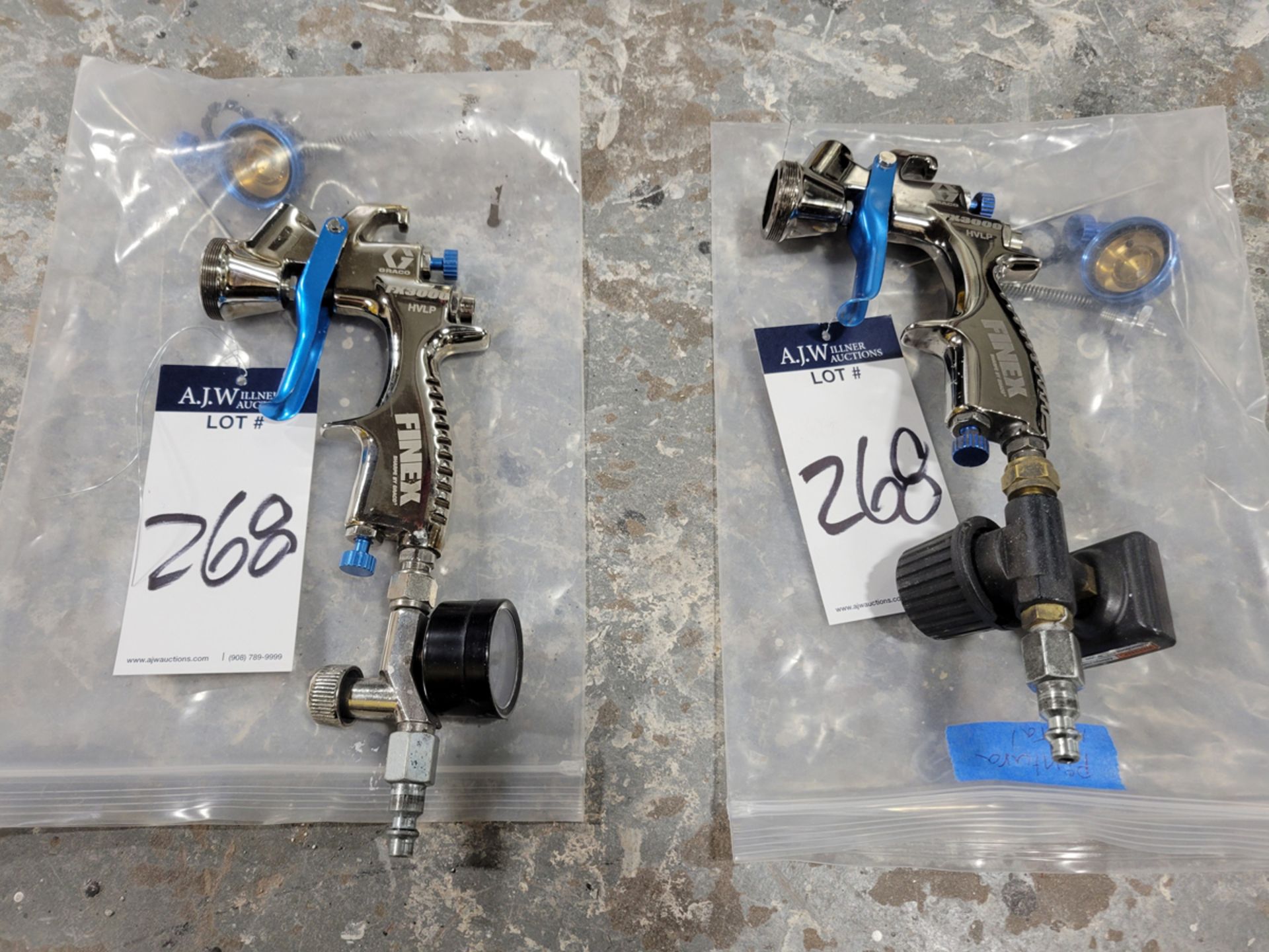 {EACH} (2) Graco Finex FX3000 Paint Spray Gun w/ parts