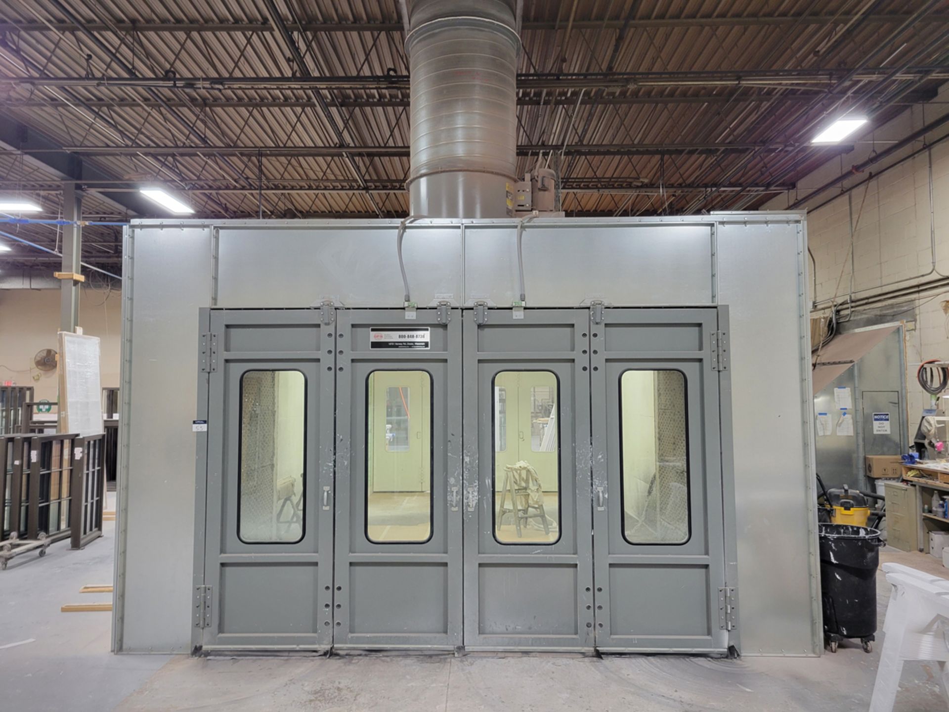 Global Finishing Solutions Large Equipment Crossdraft Spray Booth w/ Siemens Simatic HMI Panel - Image 7 of 44