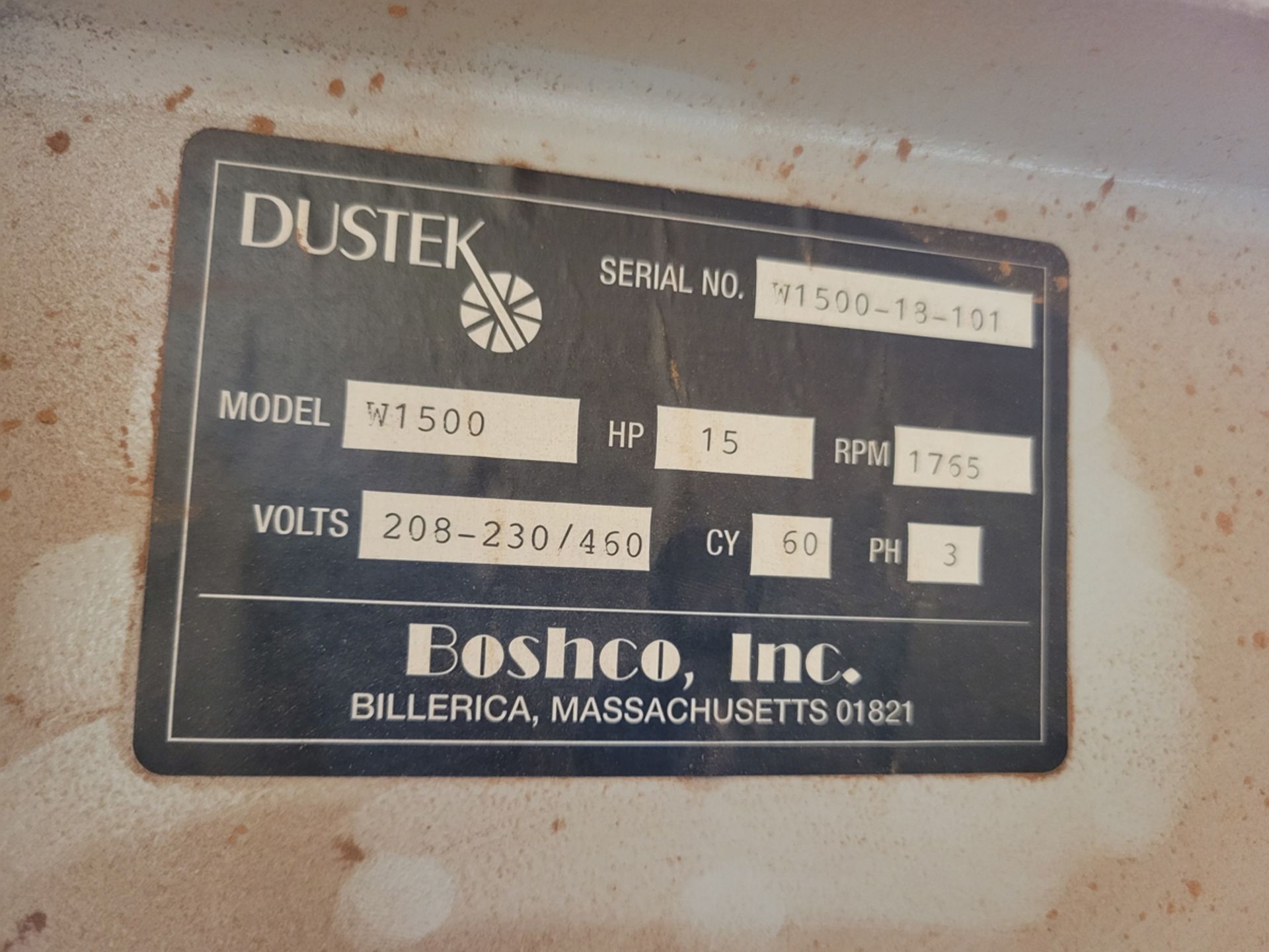 Dustek Whispurr Model: W1500 Dust Collector - Image 7 of 7