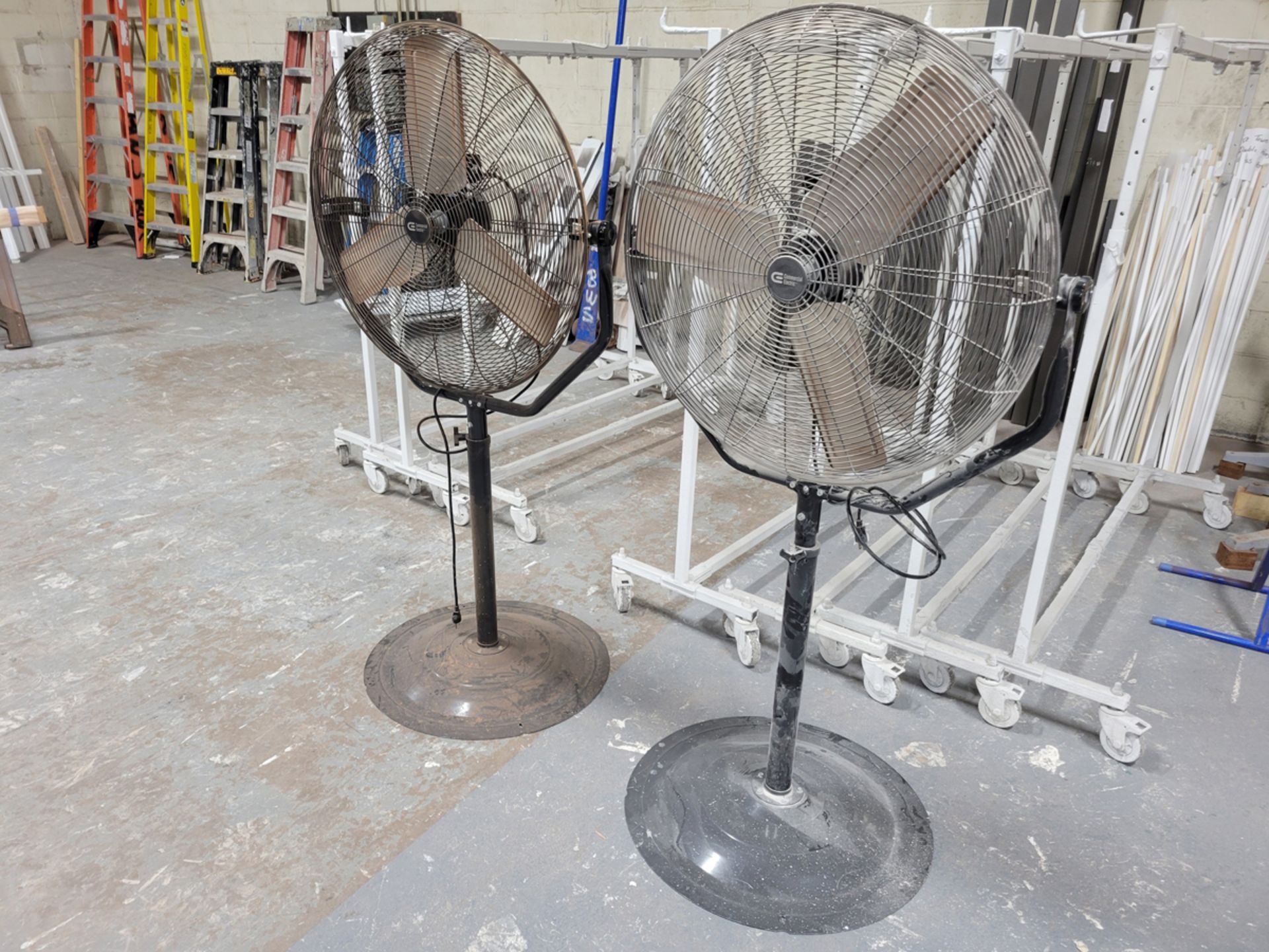 {EACH} (2) Commercial Electric 30" Shop Fan