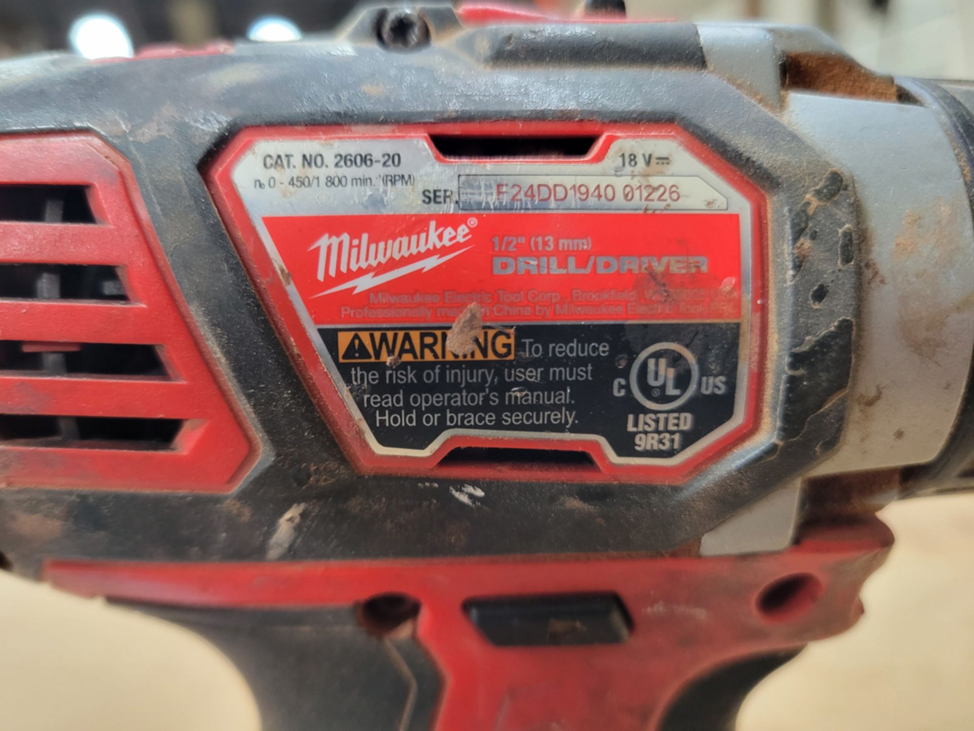 {EACH} (2) Milwaukee 18 Volt 1/2" Drill Driver w/ Battery and Charger - Image 3 of 3