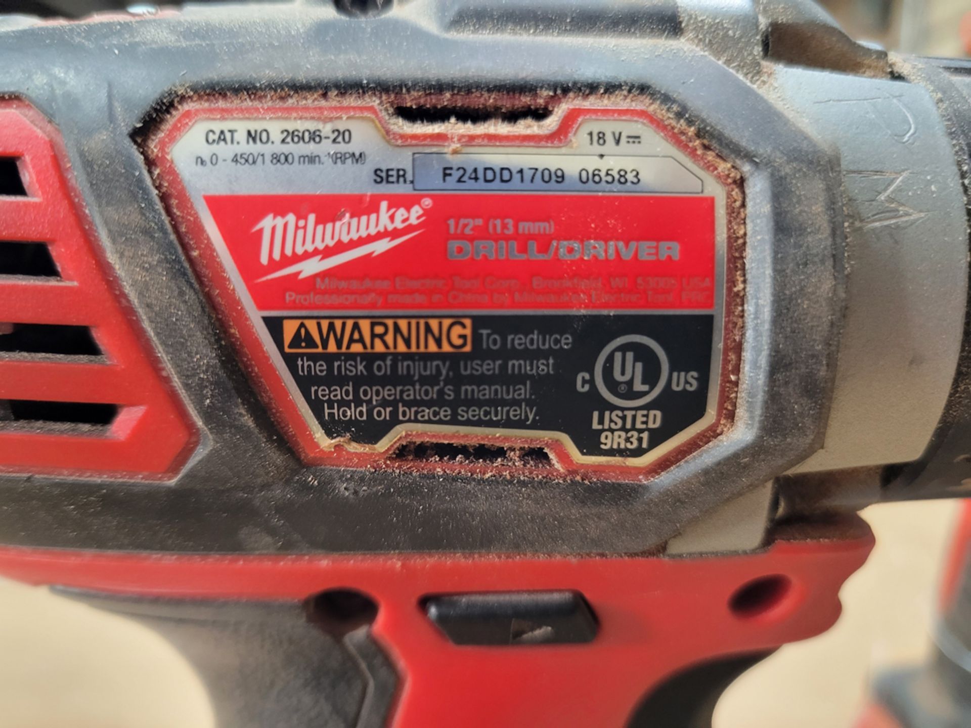 {EACH} (4) Milwaukee 18 Volt 1/2" Drill Driver w/ Battery and Charger - Image 3 of 3