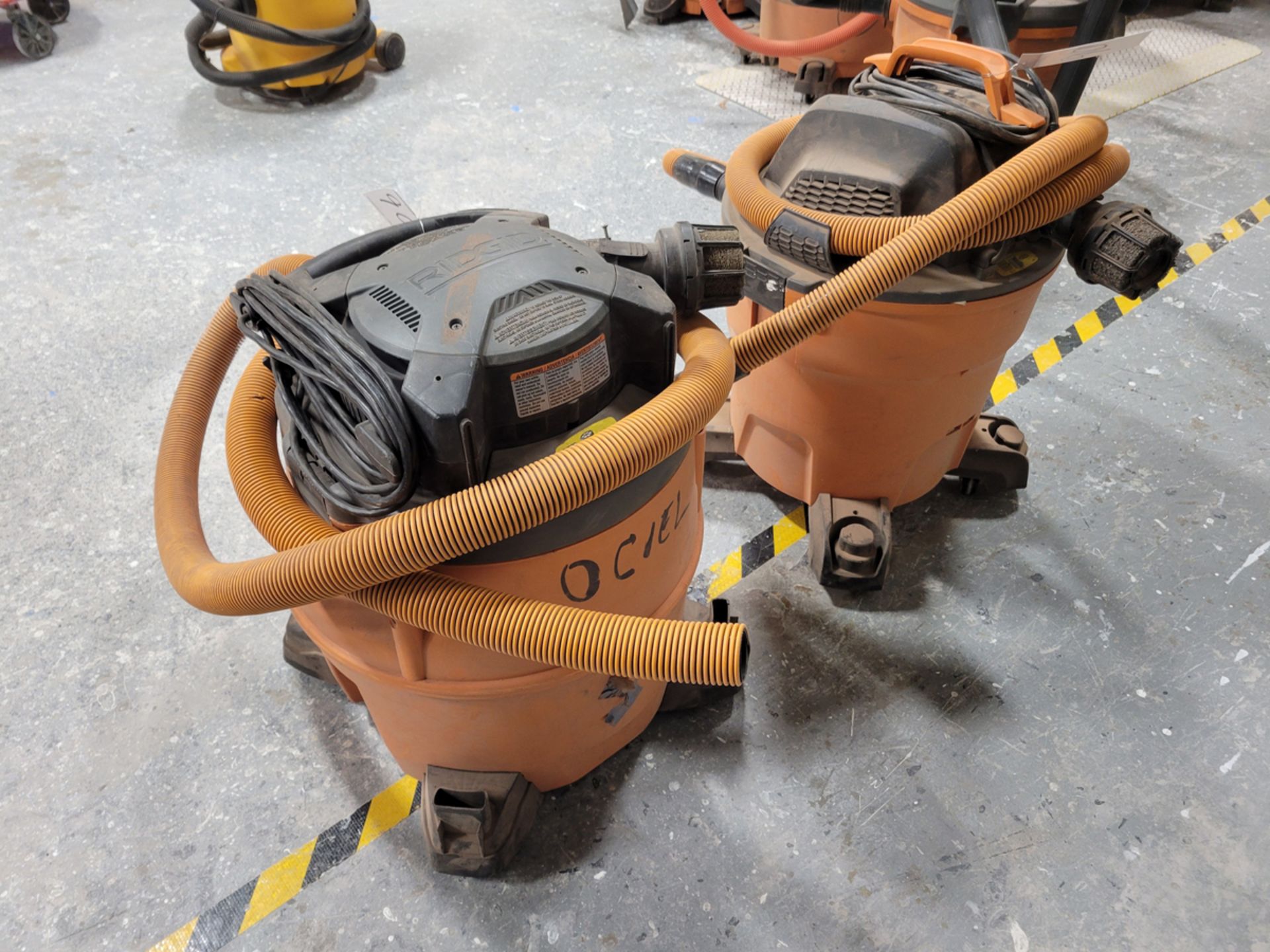 {EACH} (2) Assorted Ridgid Wet/Dry Vac - Image 2 of 4