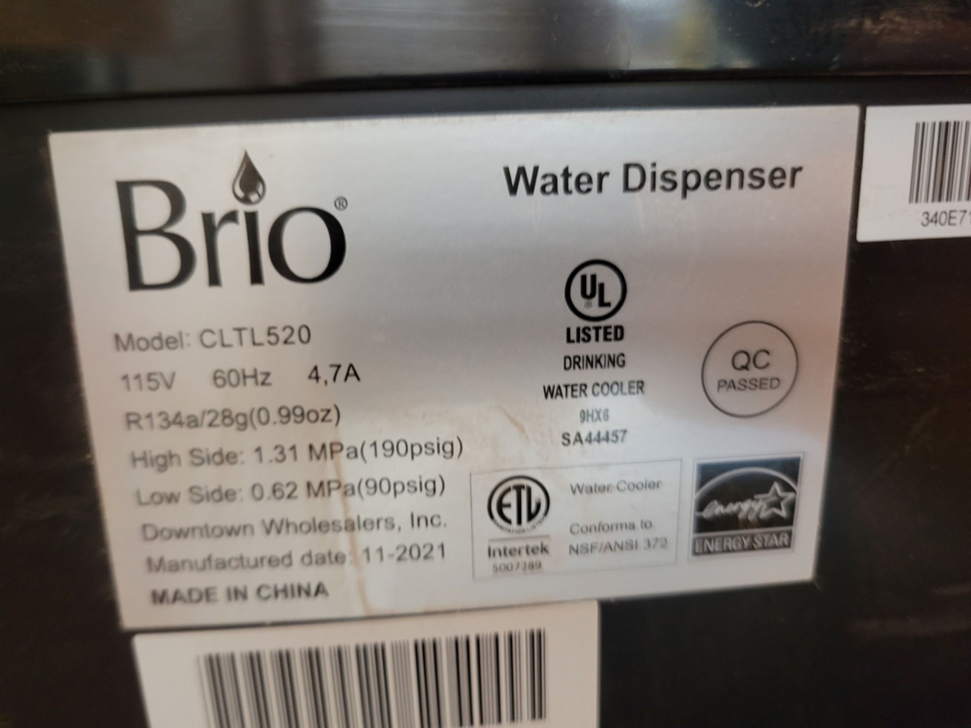 Brio Model CLTL520 Water Dispenser - Image 5 of 5