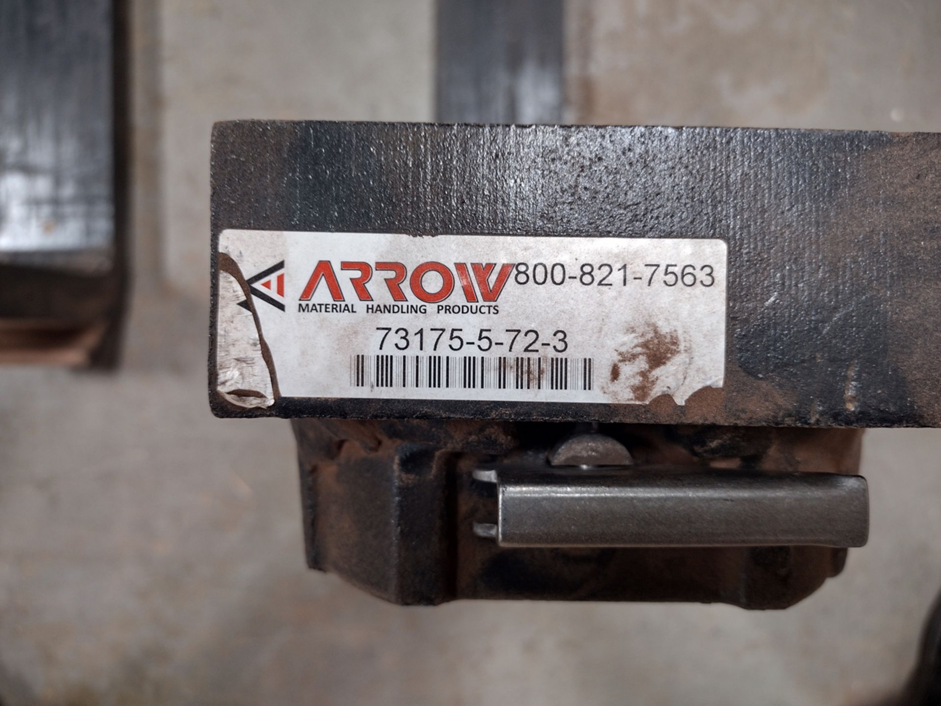 Arrow Heat Treated ITA Forklift Forks 72"x5" - Image 4 of 4