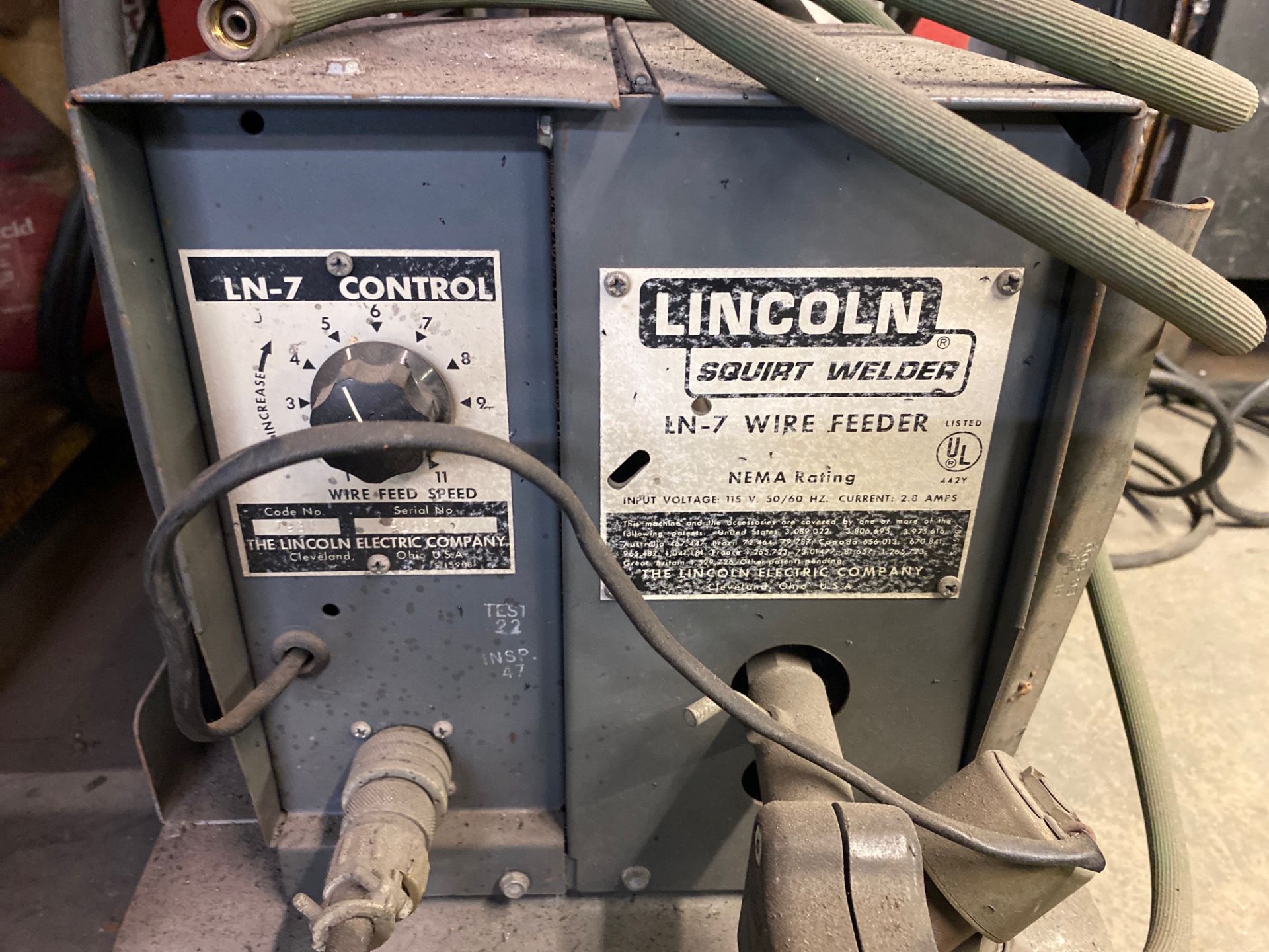 Lincoln Squirt Welder LN-7 Wire Feeder - Image 2 of 3