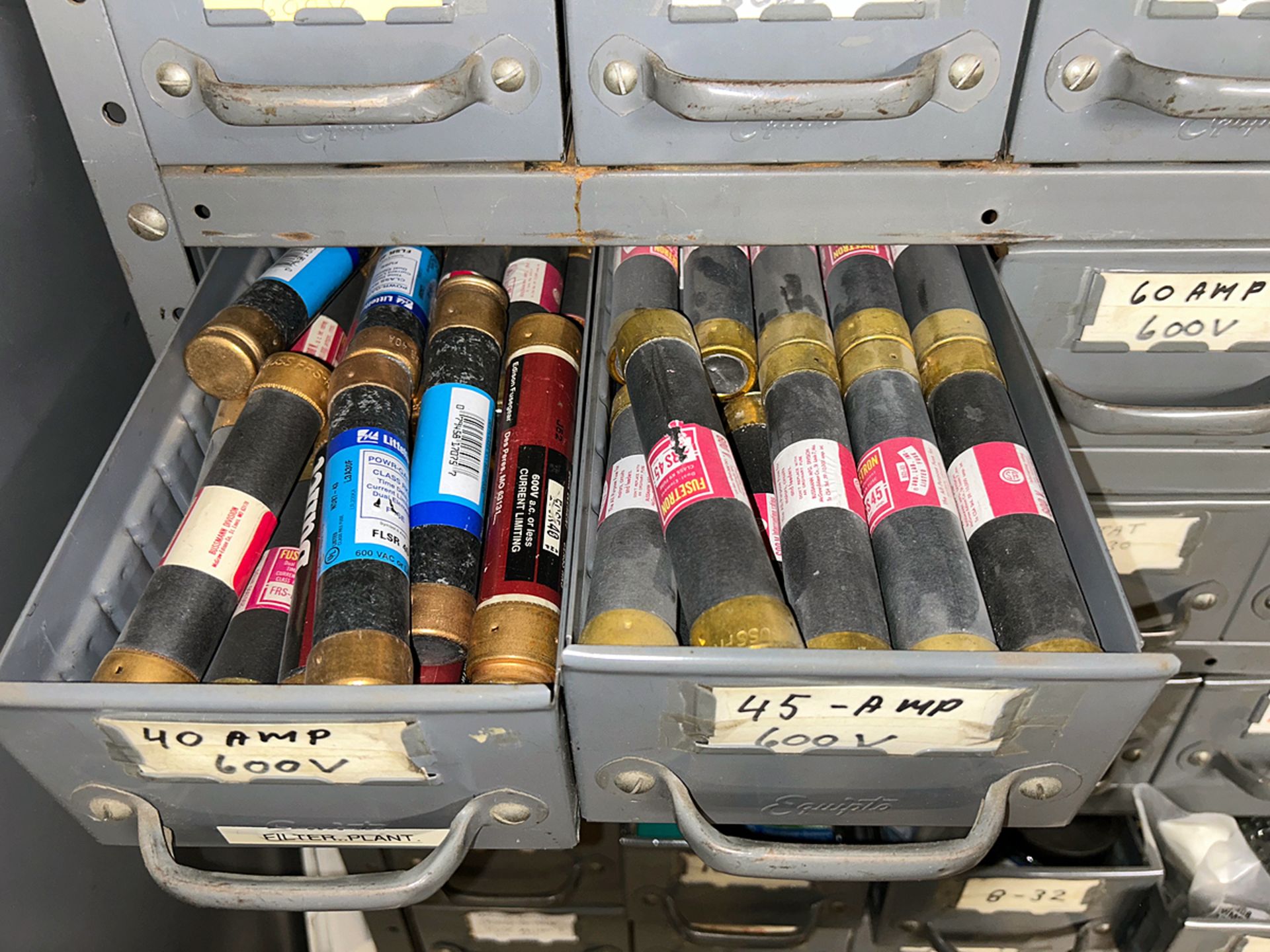 A Group of Ass't Electrical Hardware with 96-Bay Organizer and 13-Drawer Chest - Image 9 of 11